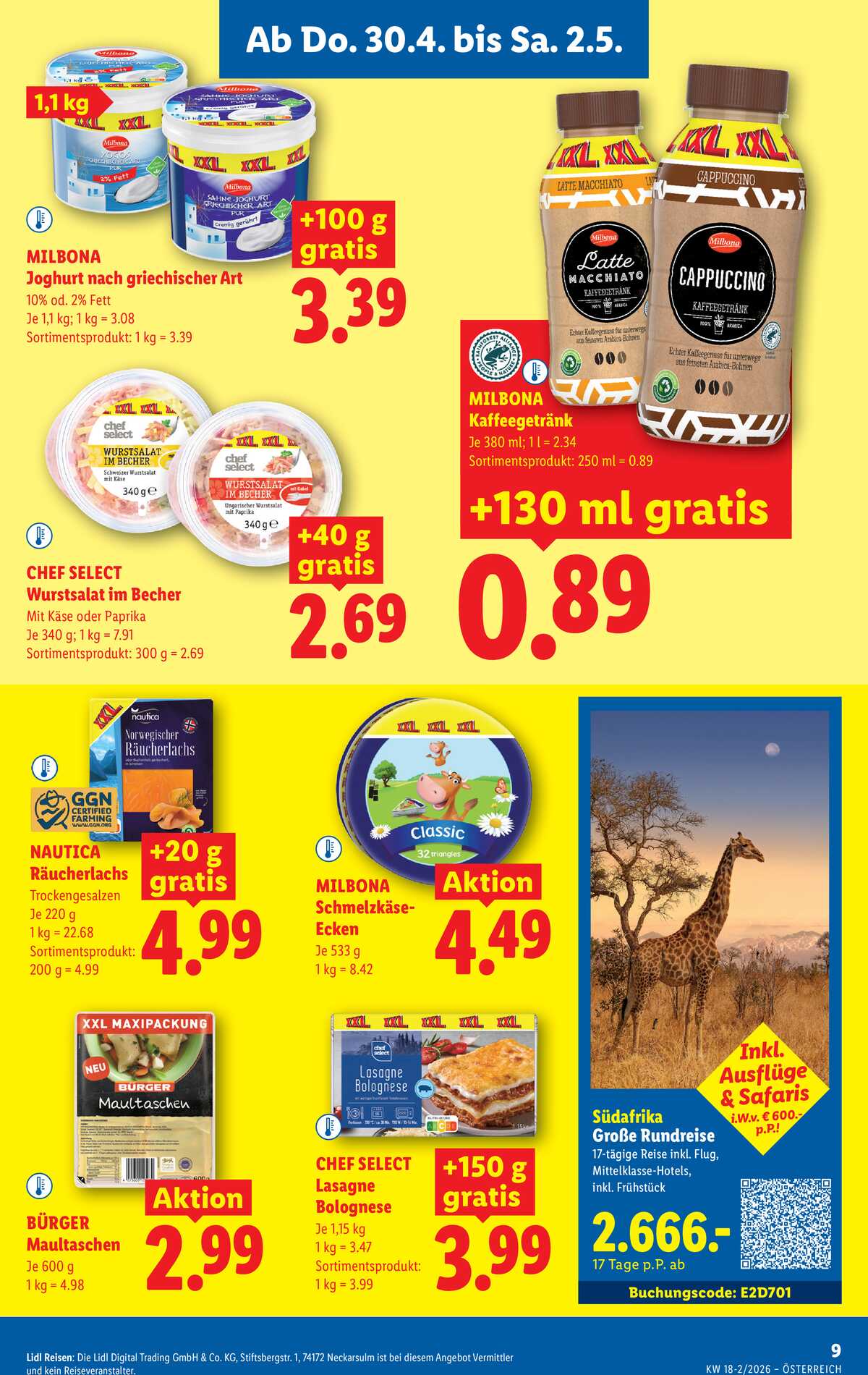 Leták Lidl Rakousko 30.4.-6.5.2026 strana 13