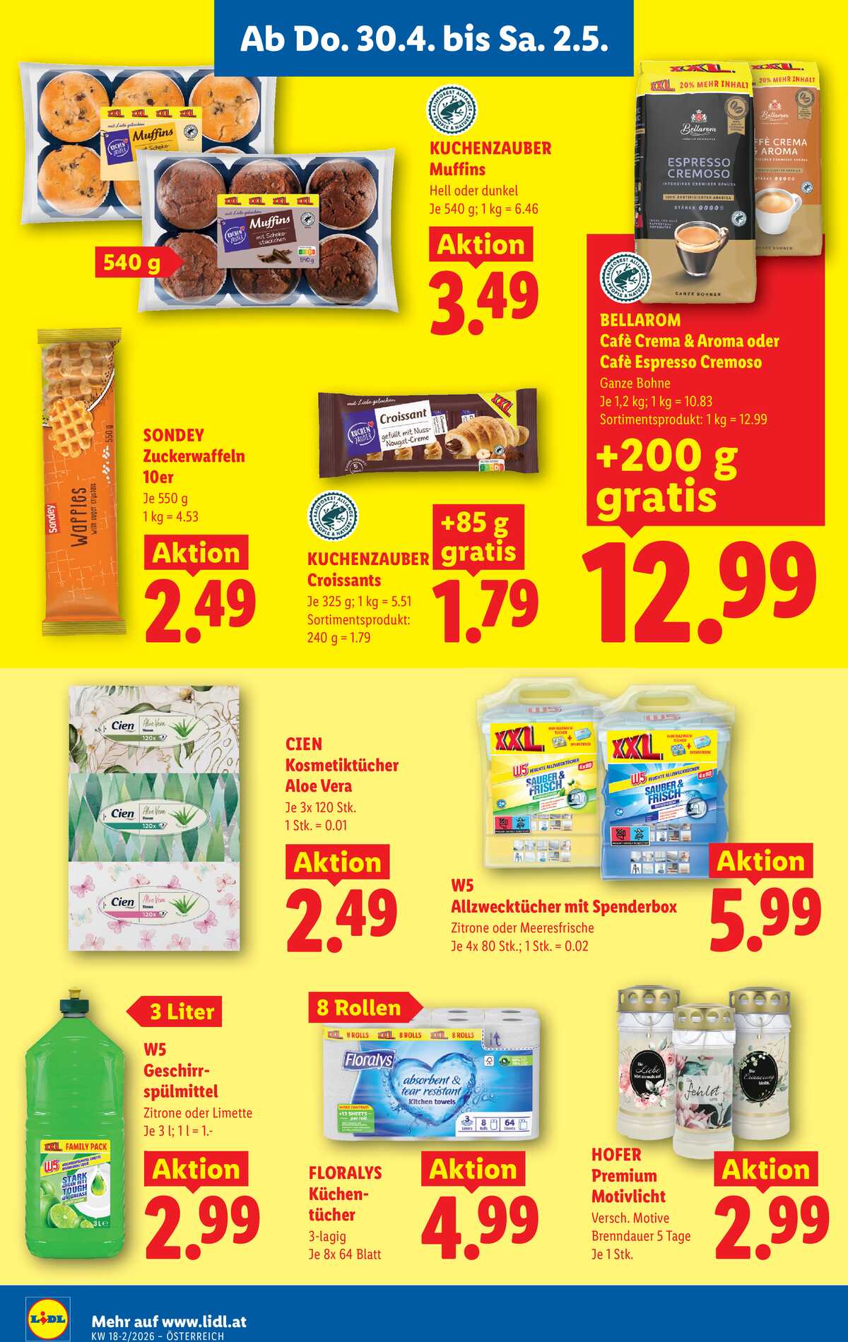 Leták Lidl Rakousko 30.4.-6.5.2026 strana 16