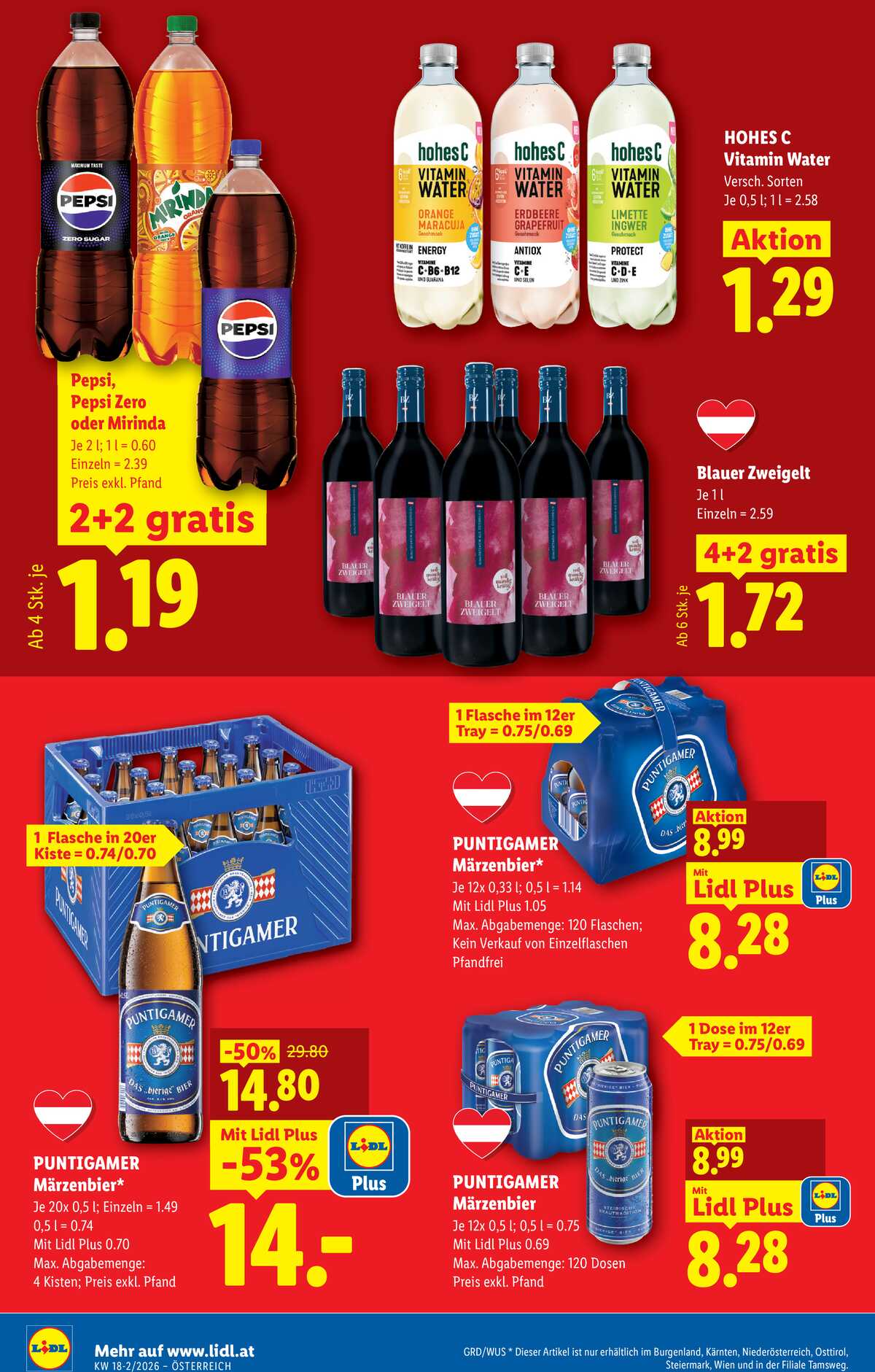 Leták Lidl Rakousko 30.4.-6.5.2026 strana 18