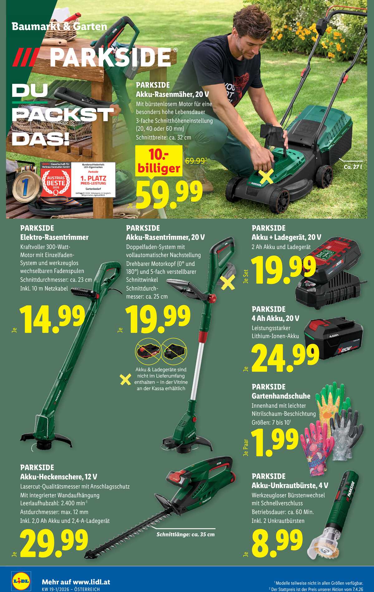 Leták Lidl Rakousko 30.4.-6.5.2026 strana 31