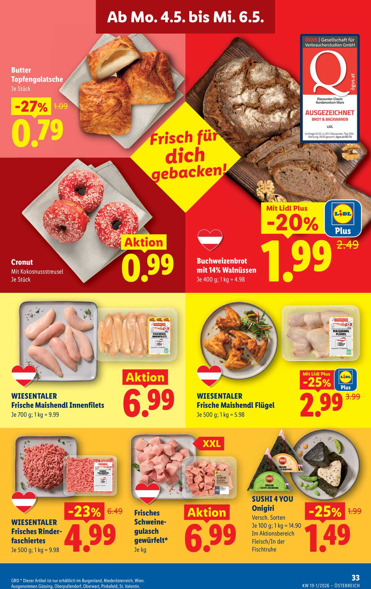 Leták Lidl Rakousko 30.4.-6.5.2026 strana 38