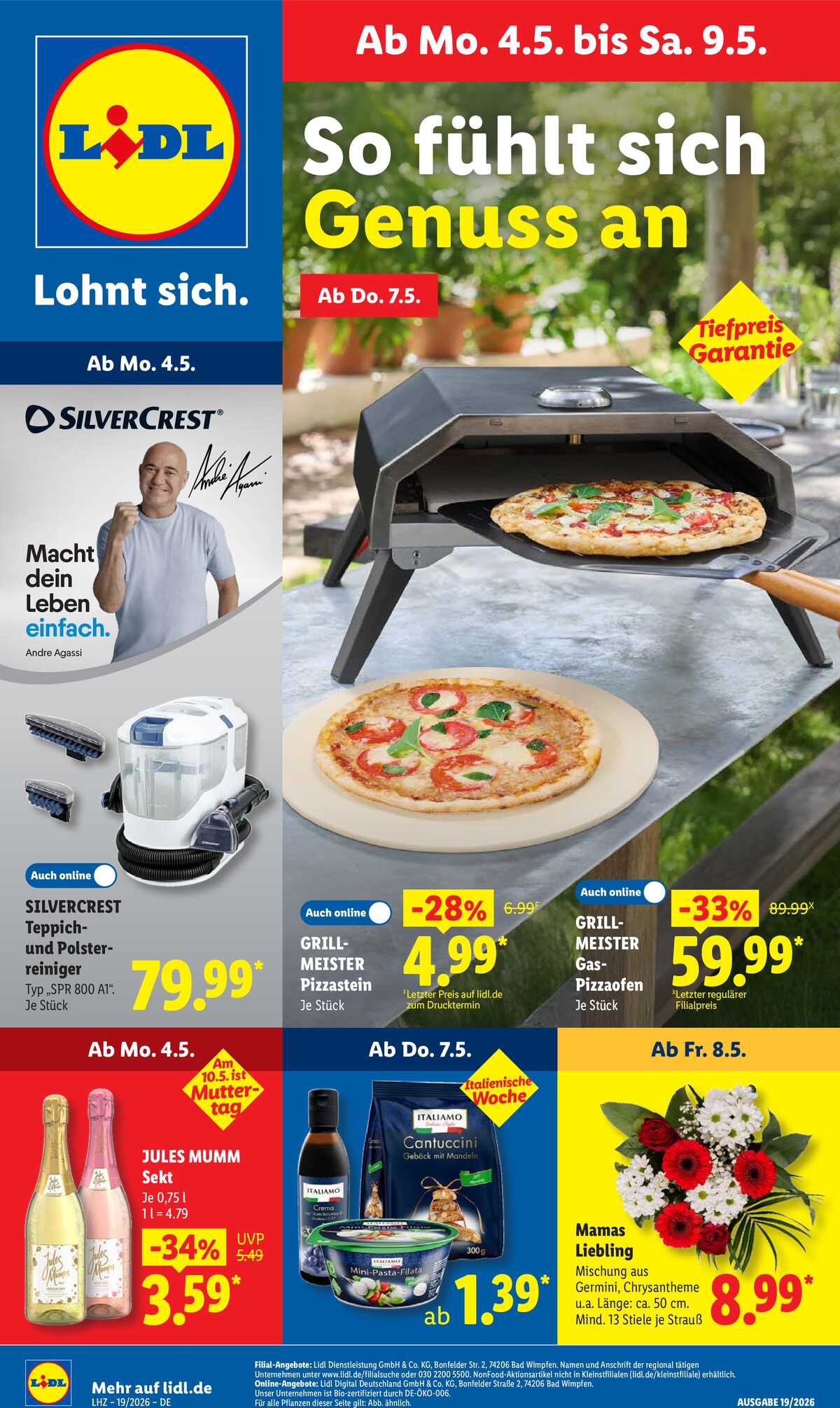 Leták Lidl Německo 4.5.-9.5.2026 strana 1