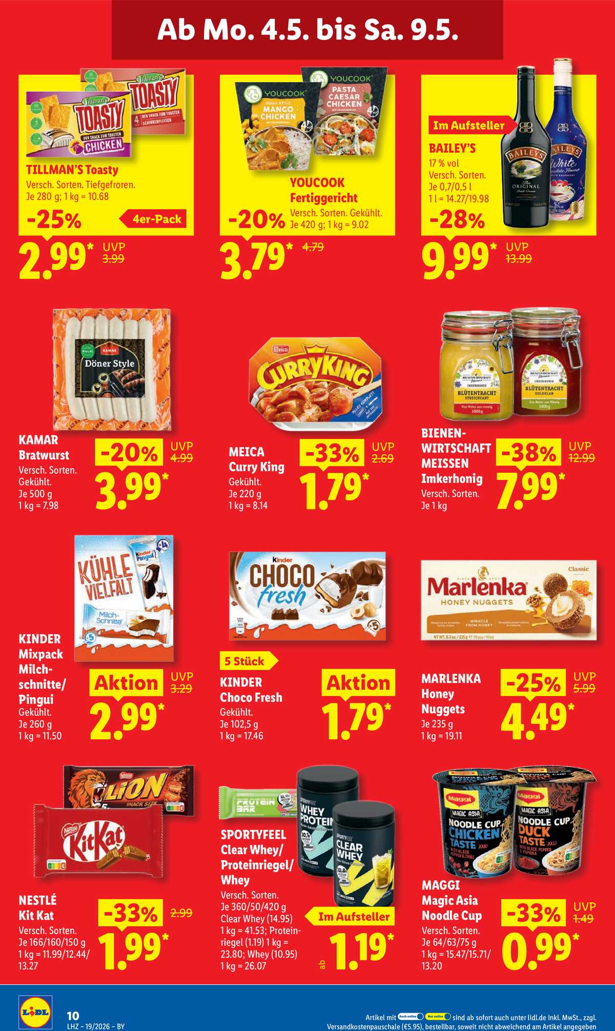 Leták Lidl Německo 4.5.-9.5.2026 strana 20