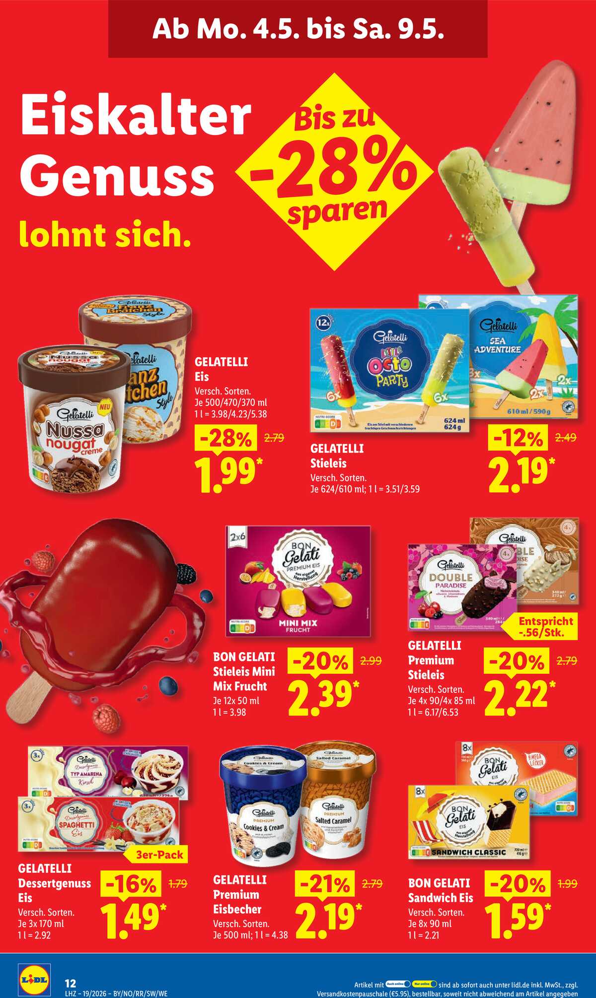 Leták Lidl Německo 4.5.-9.5.2026 strana 28