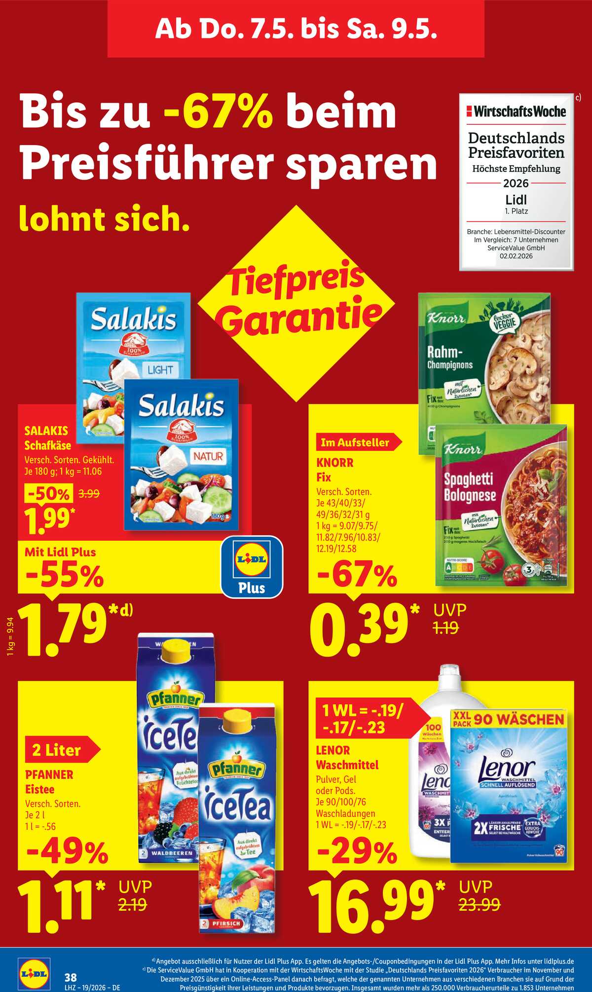 Leták Lidl Německo 4.5.-9.5.2026 strana 64
