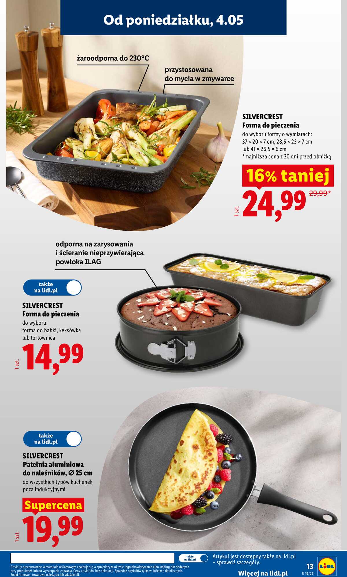 Leták Lidl Polsko 4.5.-9.5.2026 - Katalog platný od 4.05 strana 13