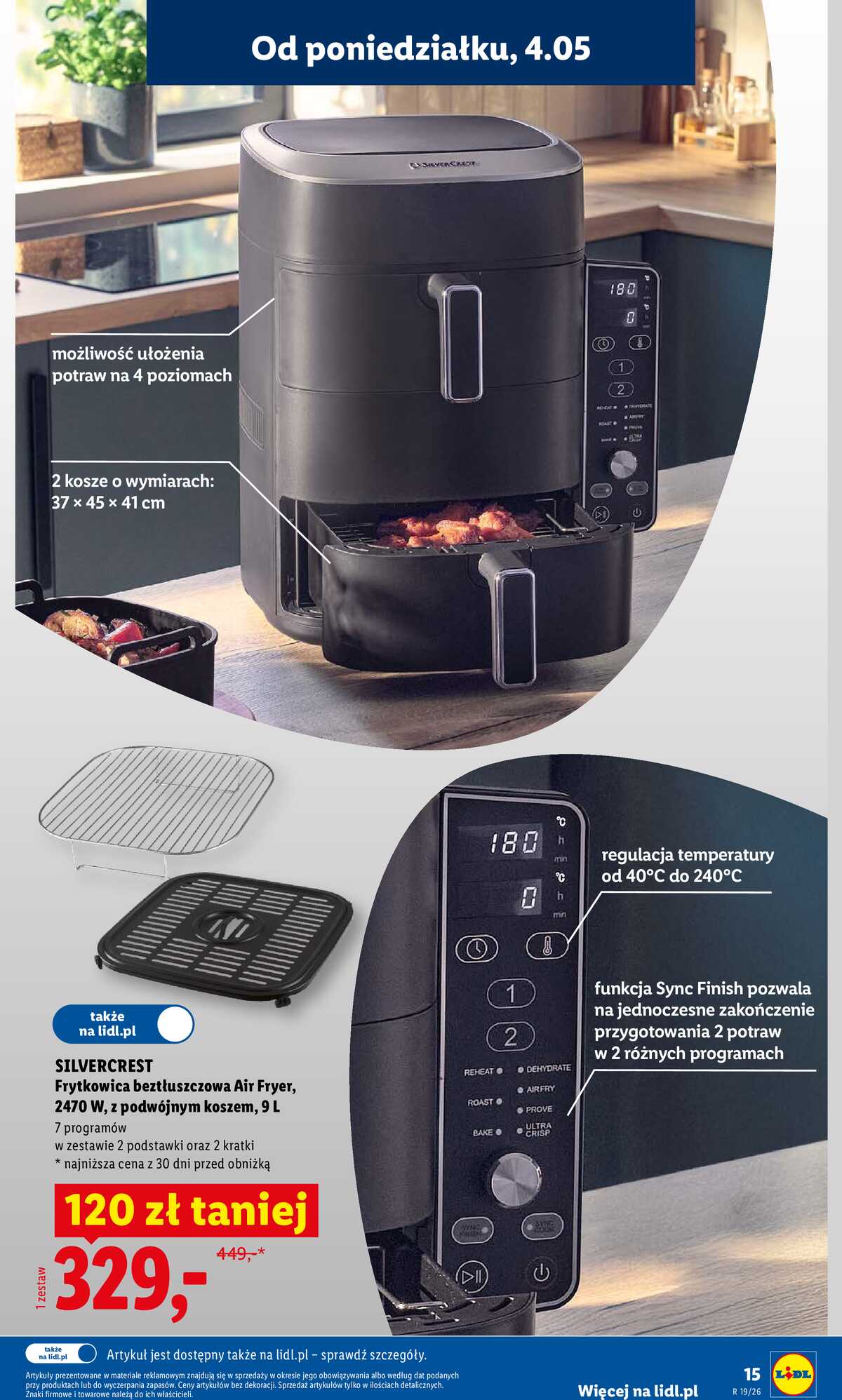 Leták Lidl Polsko 4.5.-9.5.2026 - Katalog platný od 4.05 strana 15