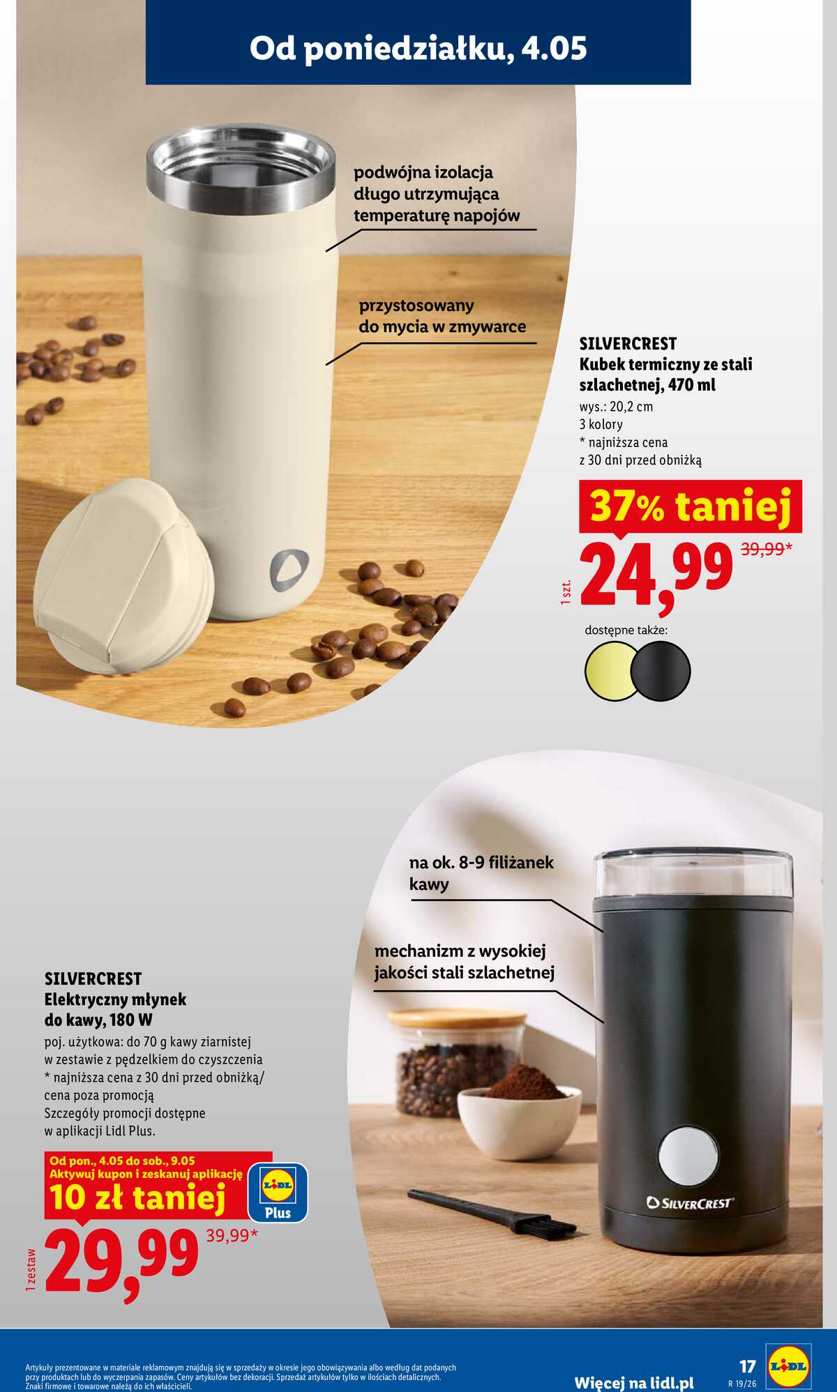 Leták Lidl Polsko 4.5.-9.5.2026 - Katalog platný od 4.05 strana 17