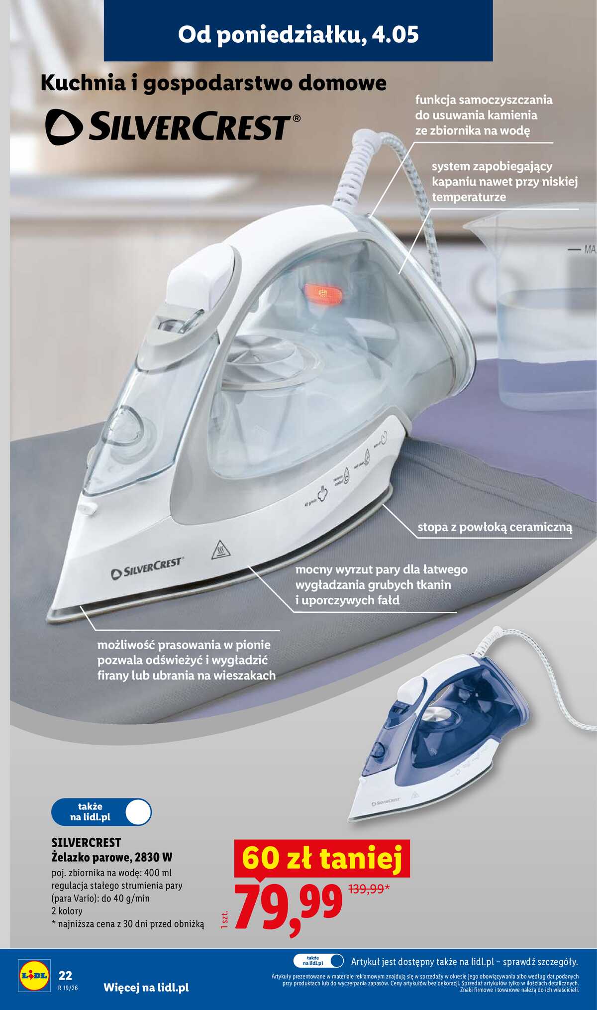 Leták Lidl Polsko 4.5.-9.5.2026 - Katalog platný od 4.05 strana 22