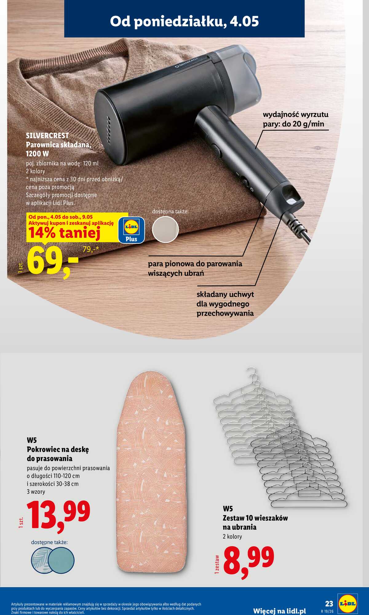 Leták Lidl Polsko 4.5.-9.5.2026 - Katalog platný od 4.05 strana 23