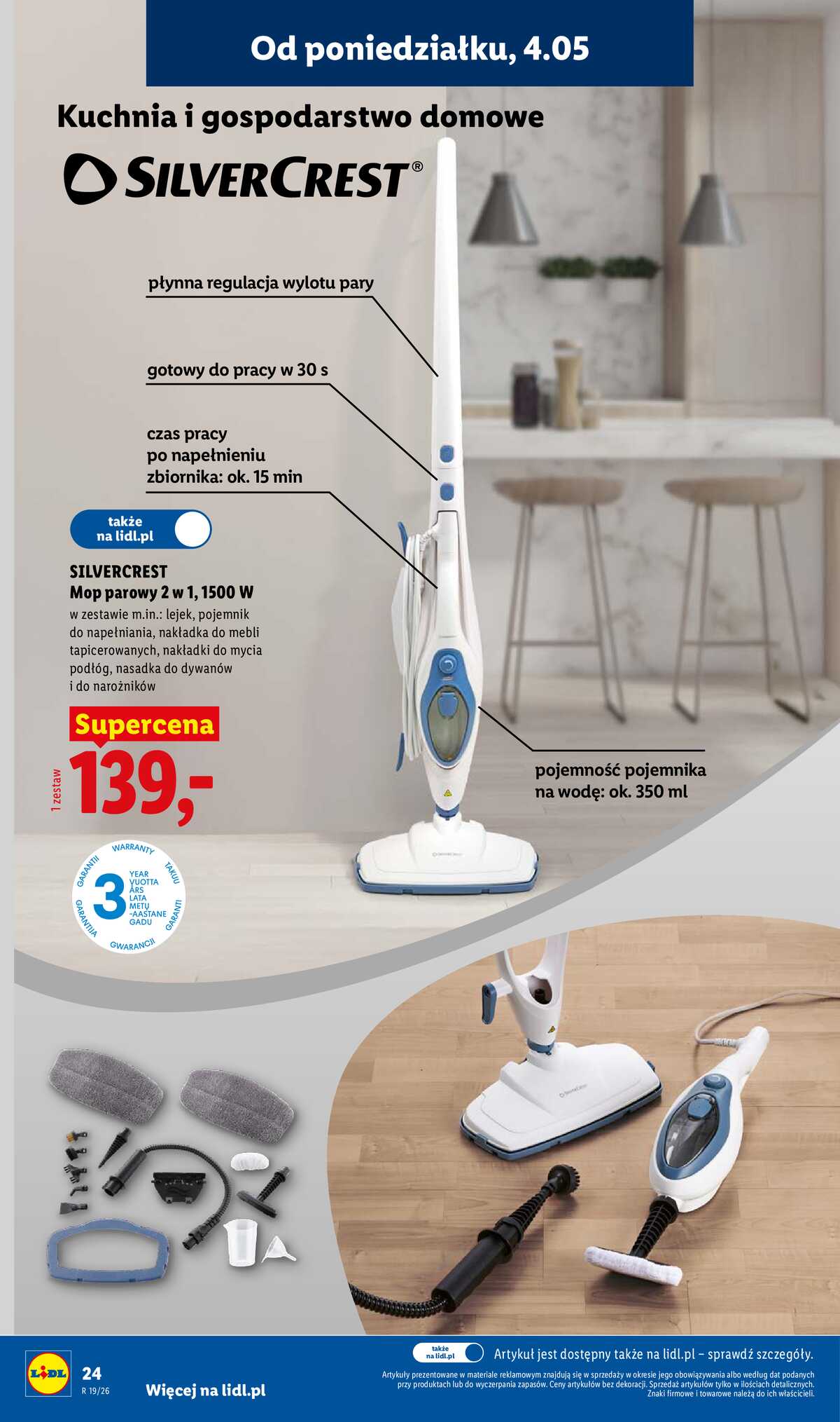 Leták Lidl Polsko 4.5.-9.5.2026 - Katalog platný od 4.05 strana 24