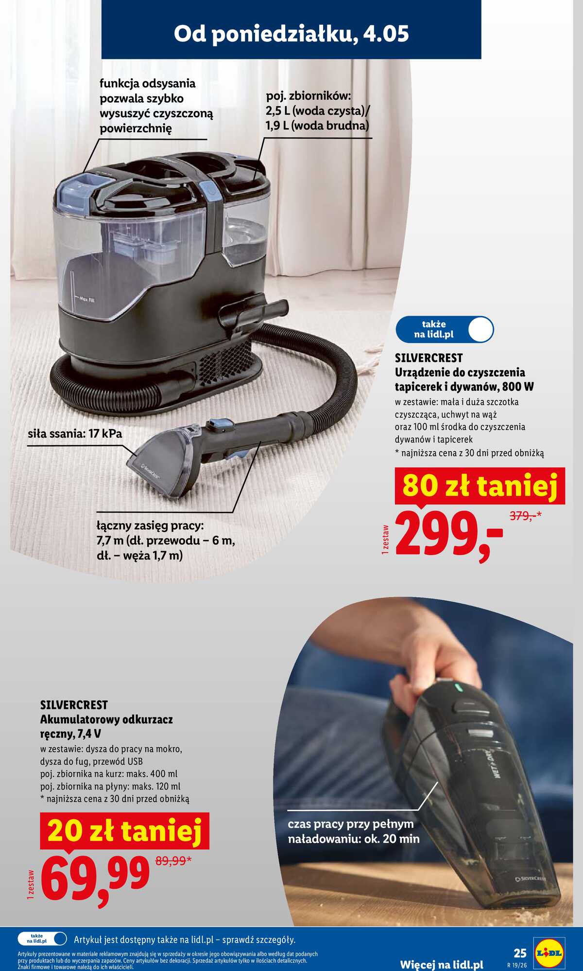 Leták Lidl Polsko 4.5.-9.5.2026 - Katalog platný od 4.05 strana 25