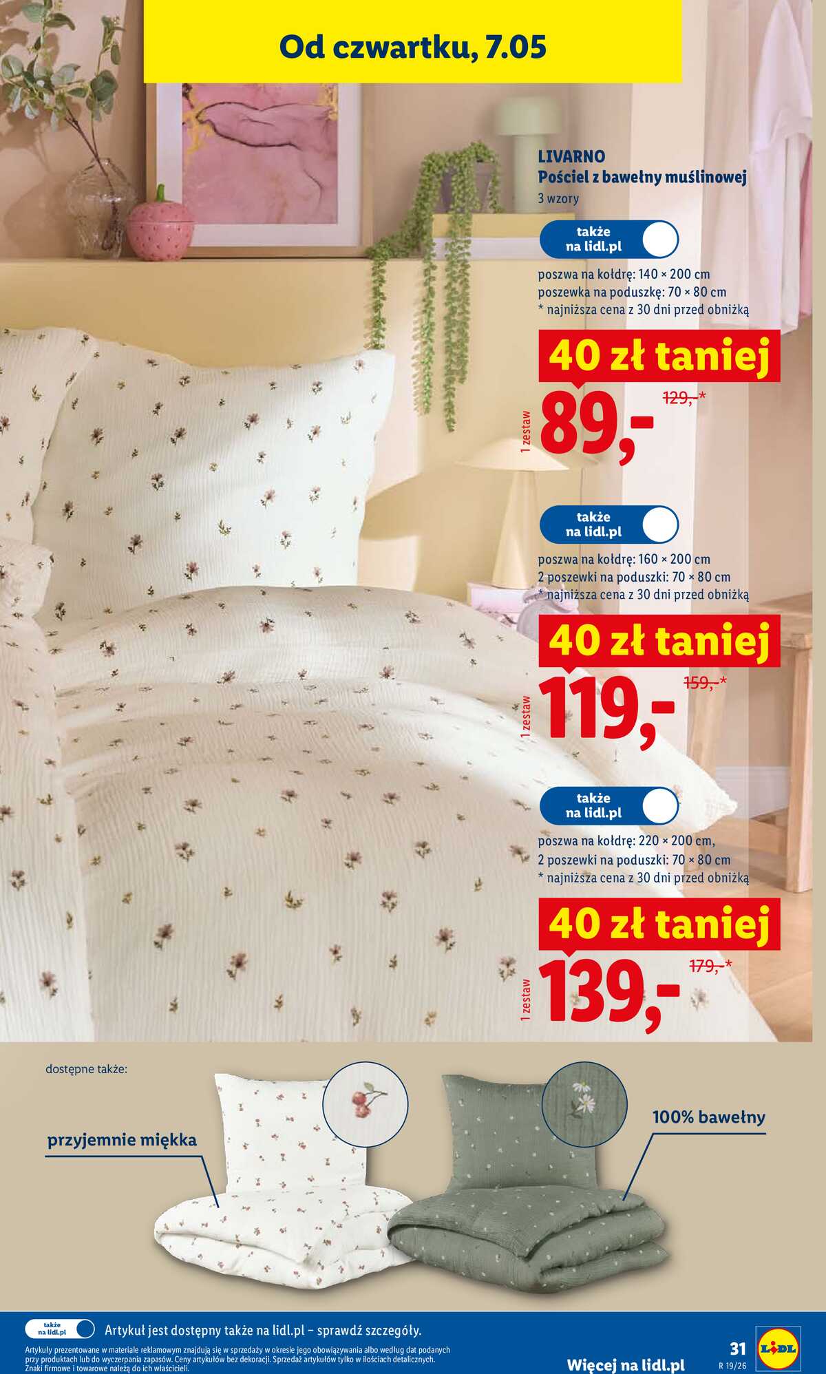 Leták Lidl Polsko 4.5.-9.5.2026 - Katalog platný od 4.05 strana 31