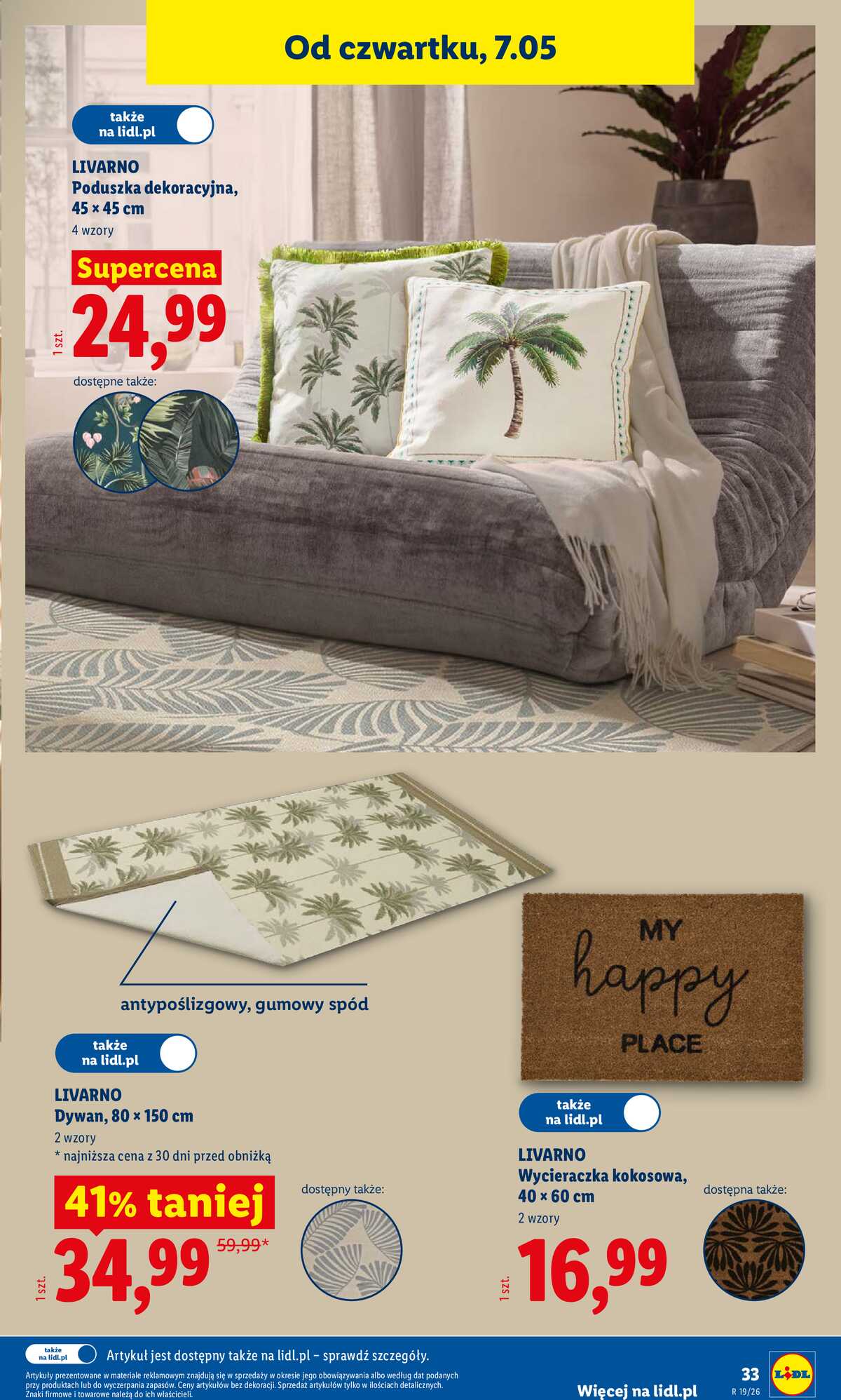 Leták Lidl Polsko 4.5.-9.5.2026 - Katalog platný od 4.05 strana 33