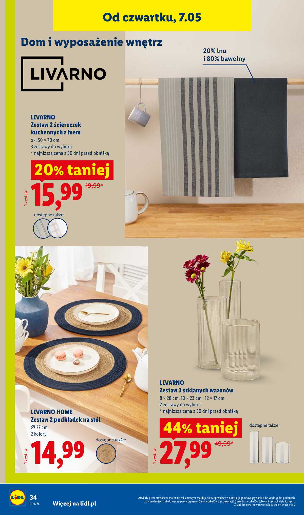 Leták Lidl Polsko 4.5.-9.5.2026 - Katalog platný od 4.05 strana 34