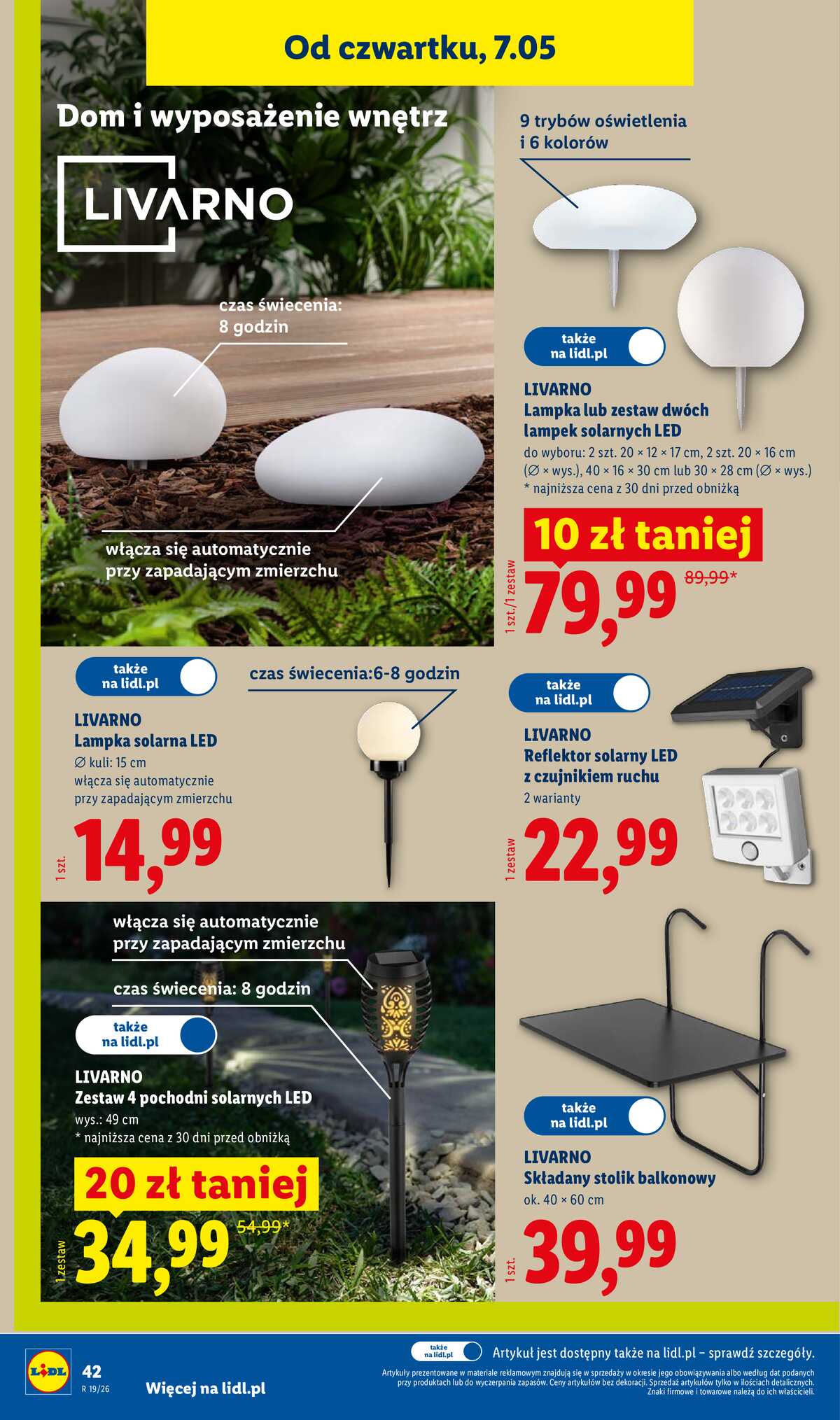 Leták Lidl Polsko 4.5.-9.5.2026 - Katalog platný od 4.05 strana 44