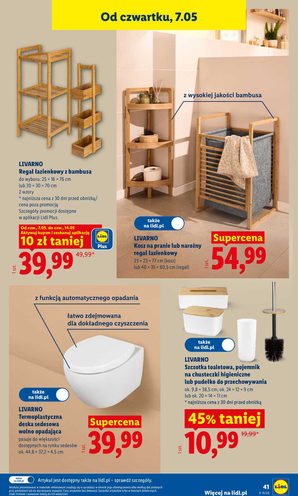 Leták Lidl Polsko 4.5.-9.5.2026 - Katalog platný od 4.05 strana 45