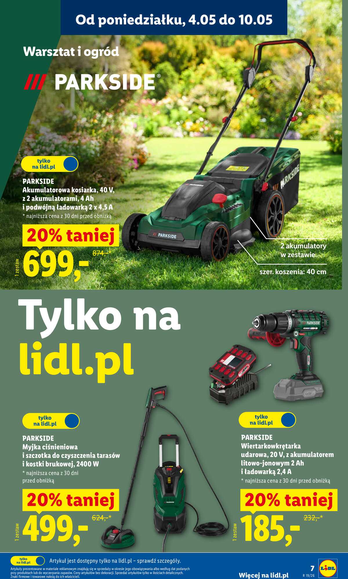Leták Lidl Polsko 4.5.-9.5.2026 - Katalog platný od 4.05 strana 47