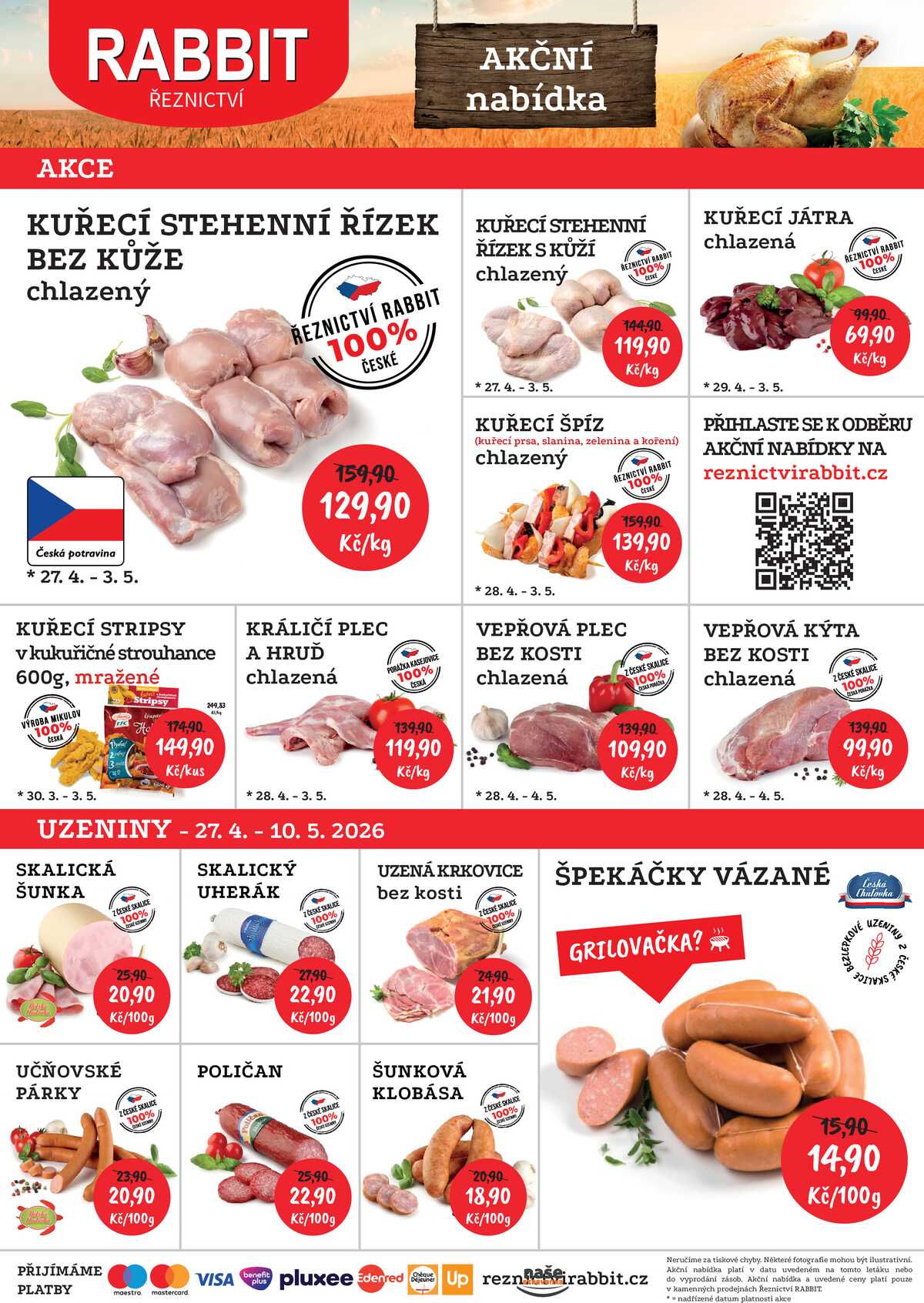RABBIT řeznictví od 27.4. do 3.5.2026 strana 1