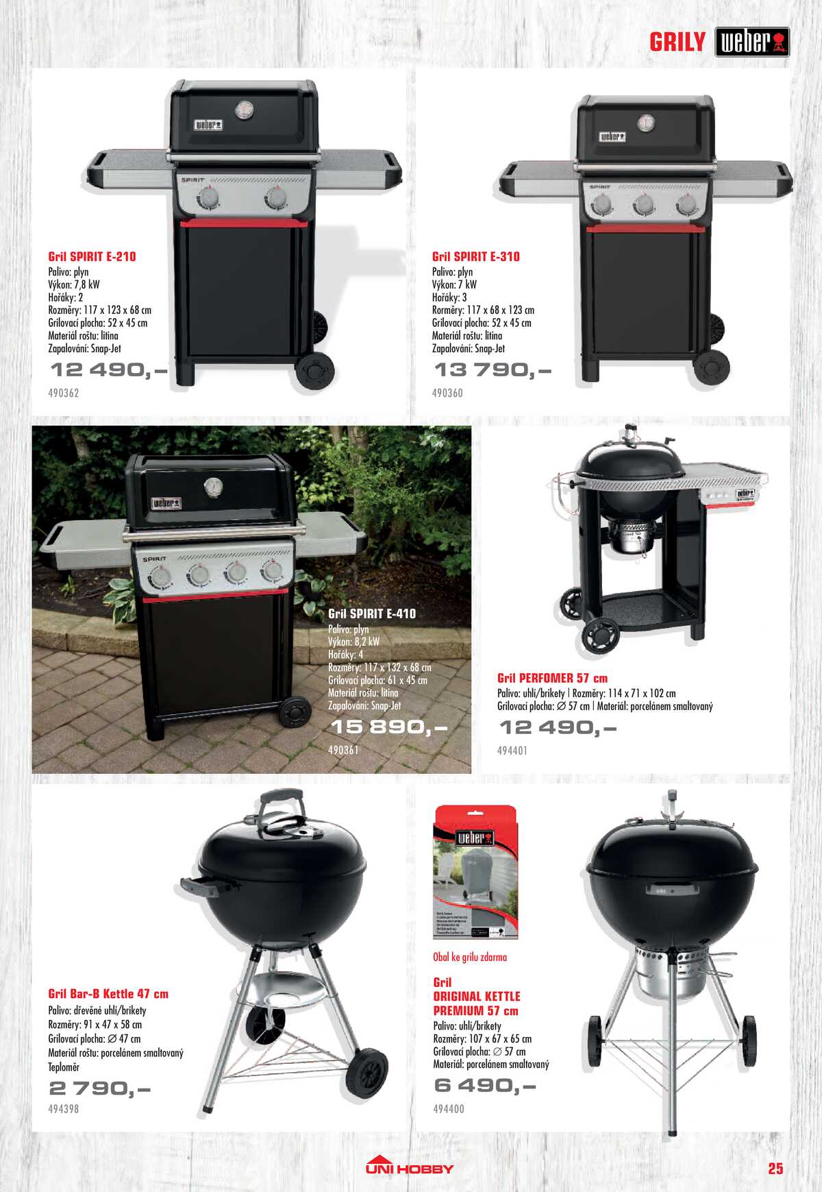 UNI HOBBY Katalog nábytek, grily a bazény 2026 strana 25