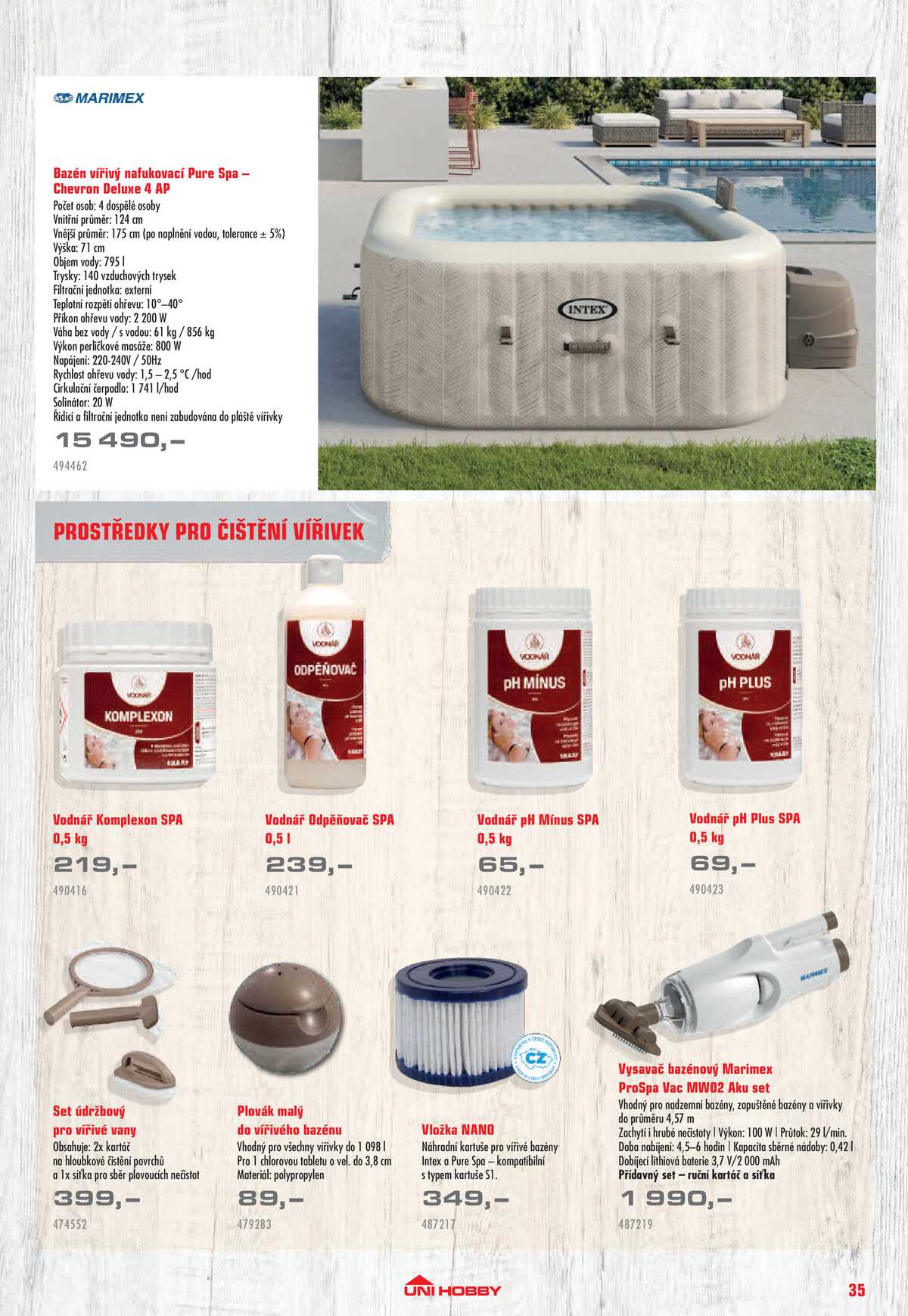 UNI HOBBY Katalog nábytek, grily a bazény 2026 strana 35