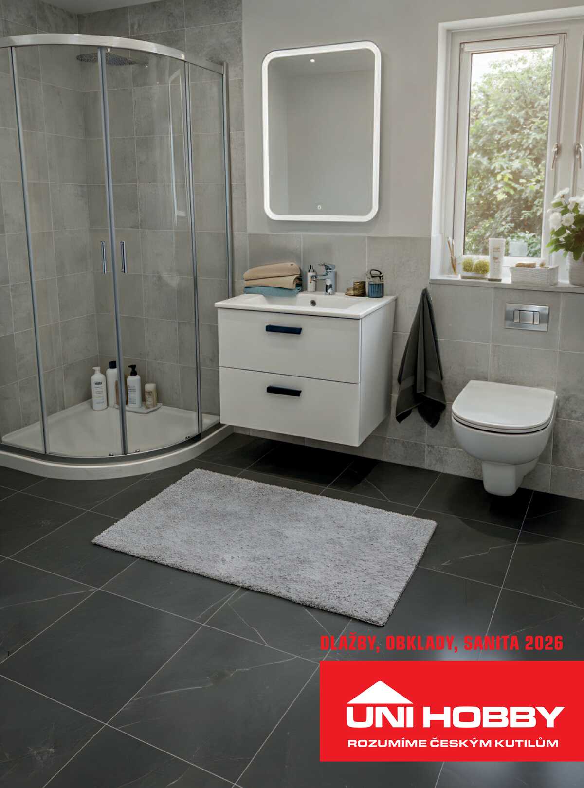 UNI HOBBY Katalog dlažby, obklady a sanita 2026 strana 1
