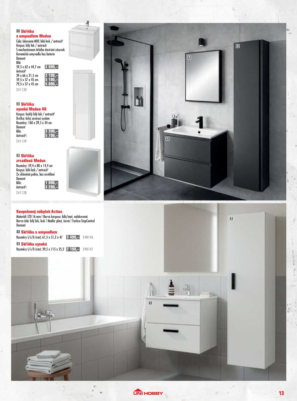 UNI HOBBY Katalog dlažby, obklady a sanita 2026 strana 13