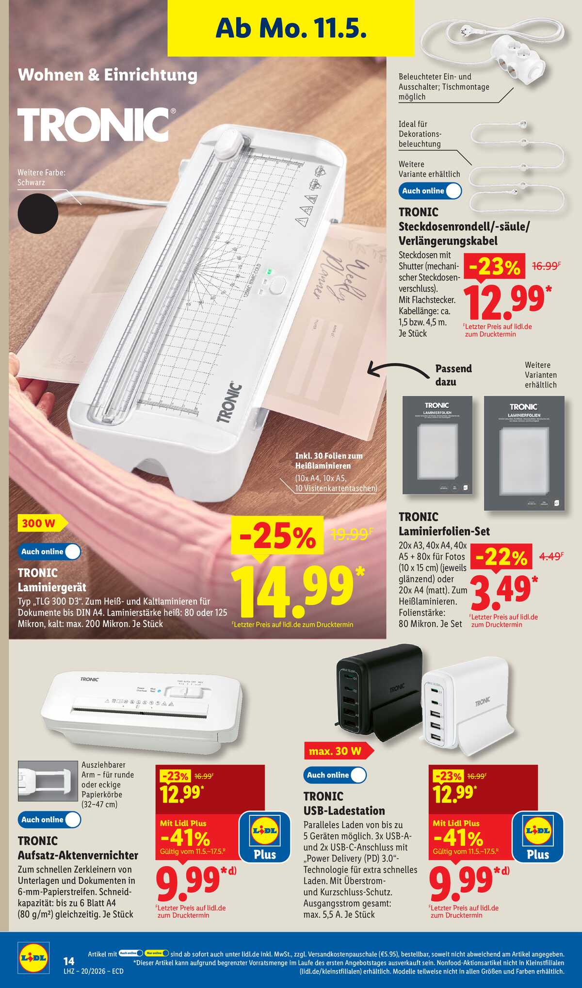 Leták Lidl Německo 11.5.-16.5.2026 strana 6