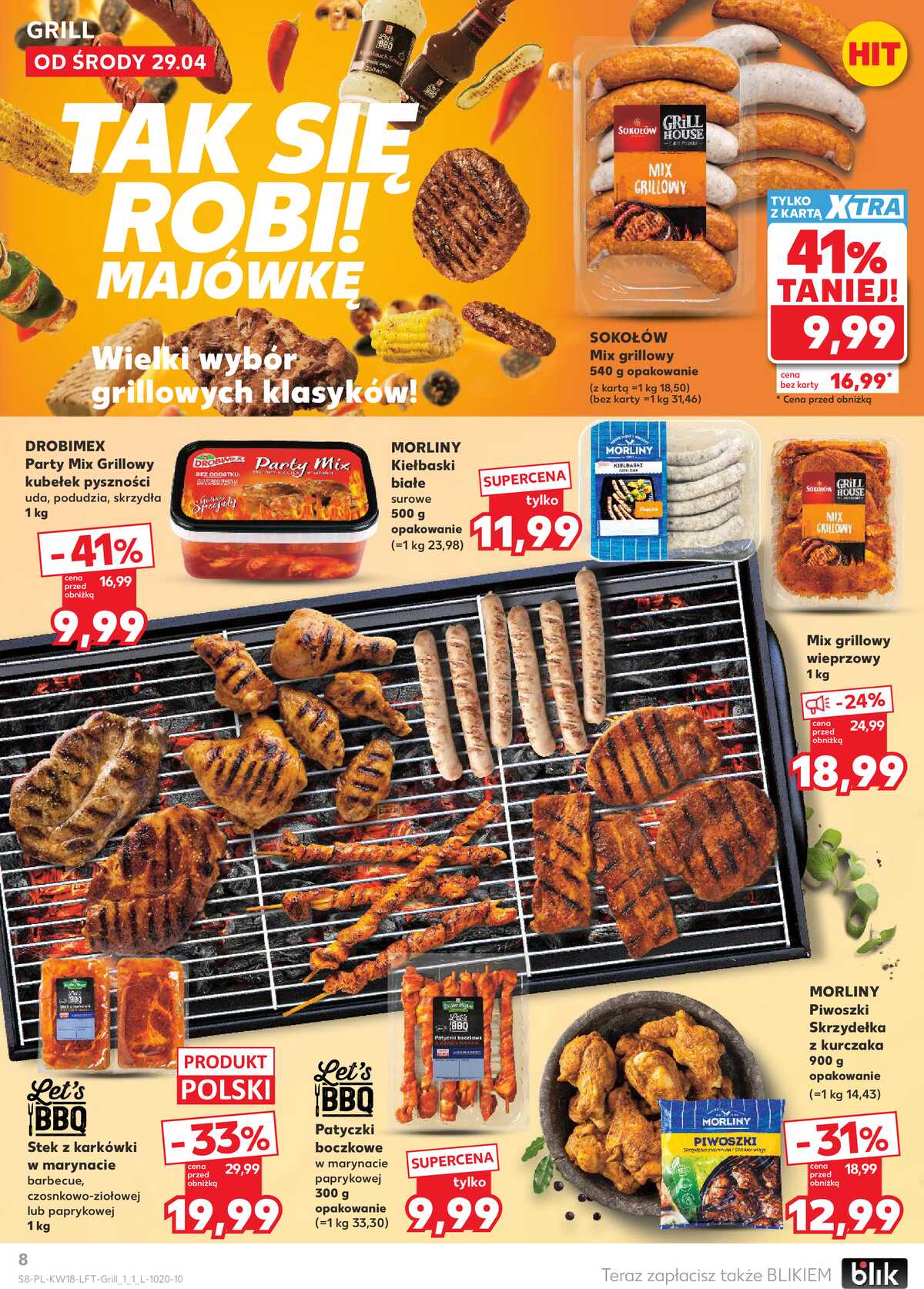 Leták Kaufland Polsko 29.4.-6.5.2026 - Noviny týdne strana 8