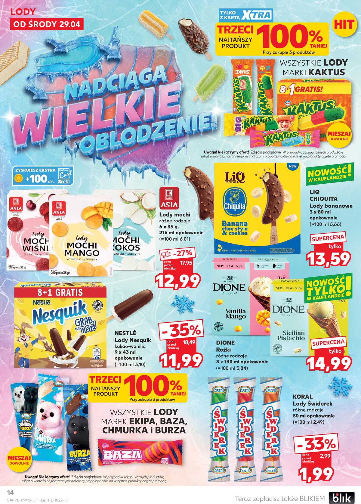 Leták Kaufland Polsko 29.4.-6.5.2026 - Noviny týdne strana 14