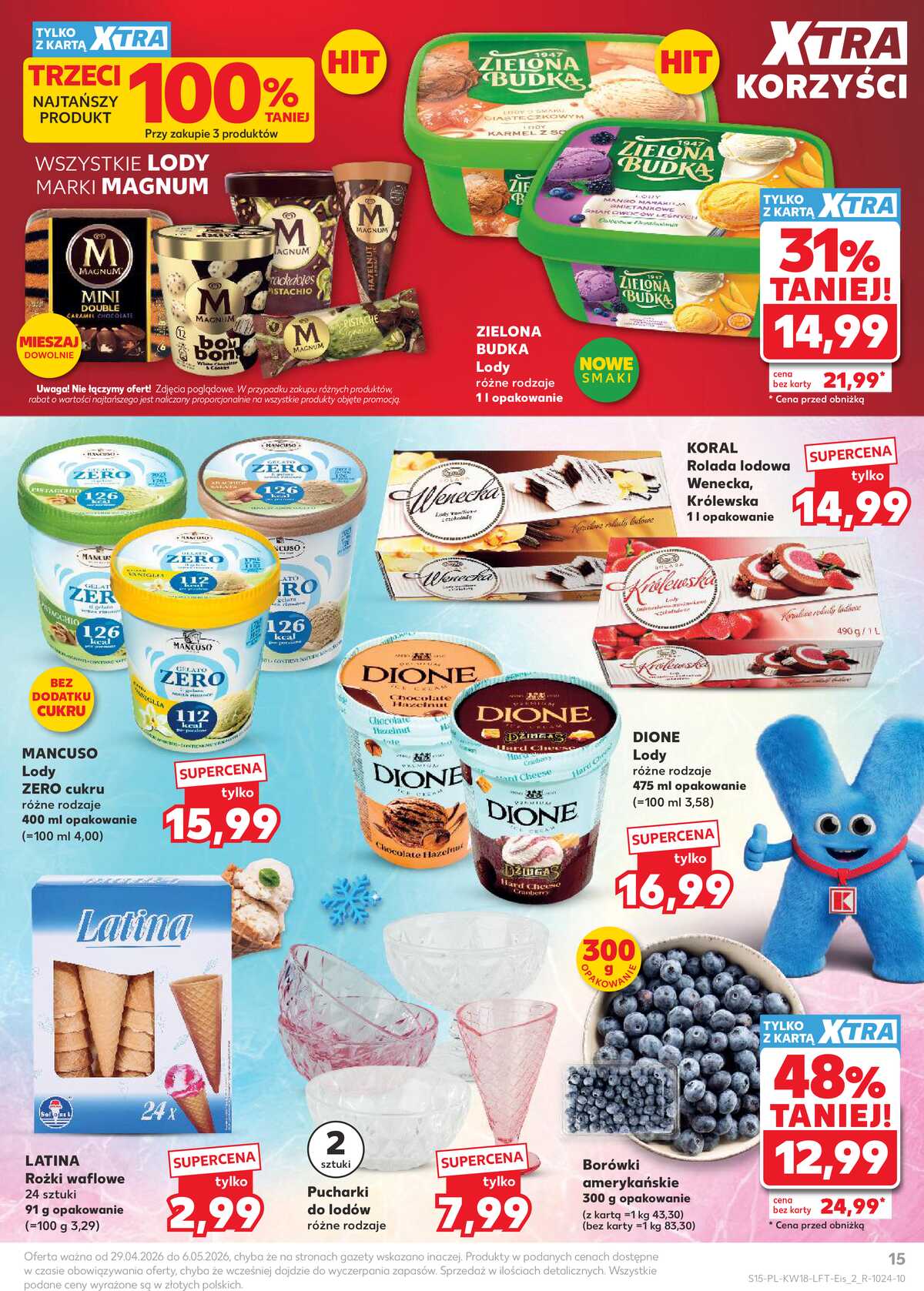Leták Kaufland Polsko 29.4.-6.5.2026 - Noviny týdne strana 15