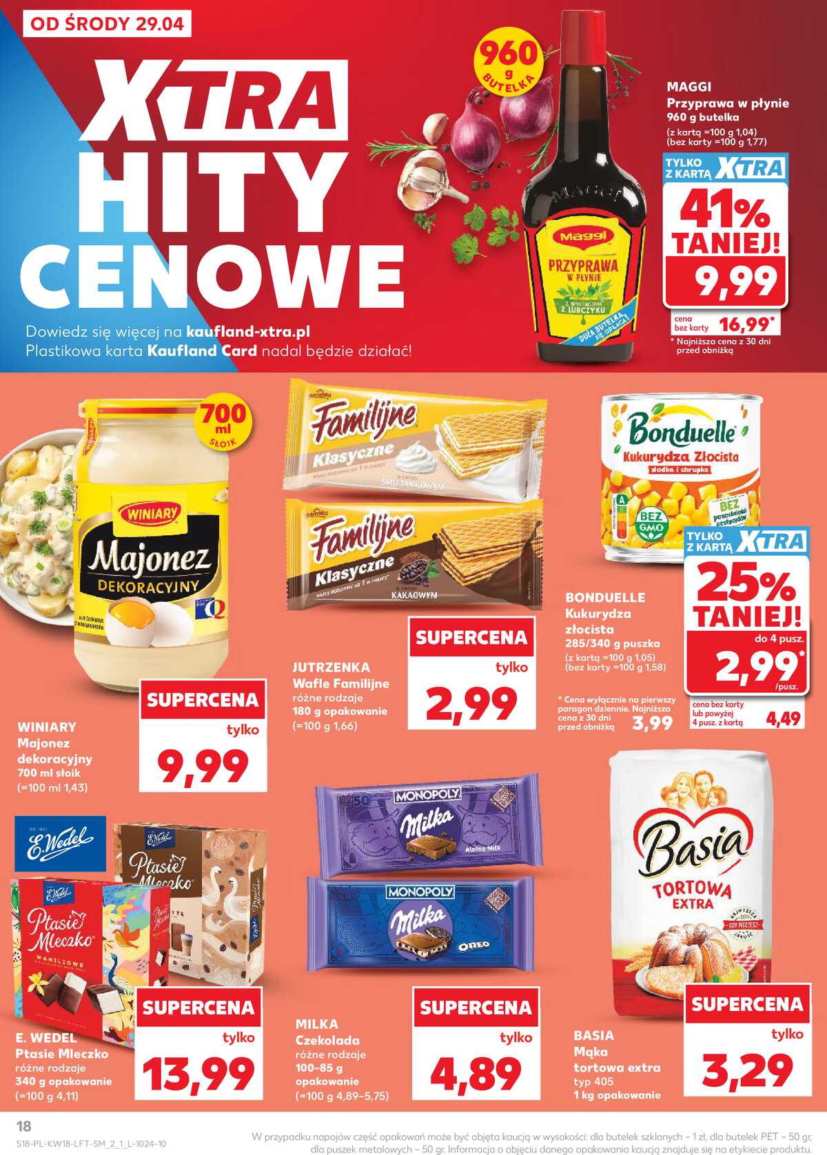 Leták Kaufland Polsko 29.4.-6.5.2026 - Noviny týdne strana 18