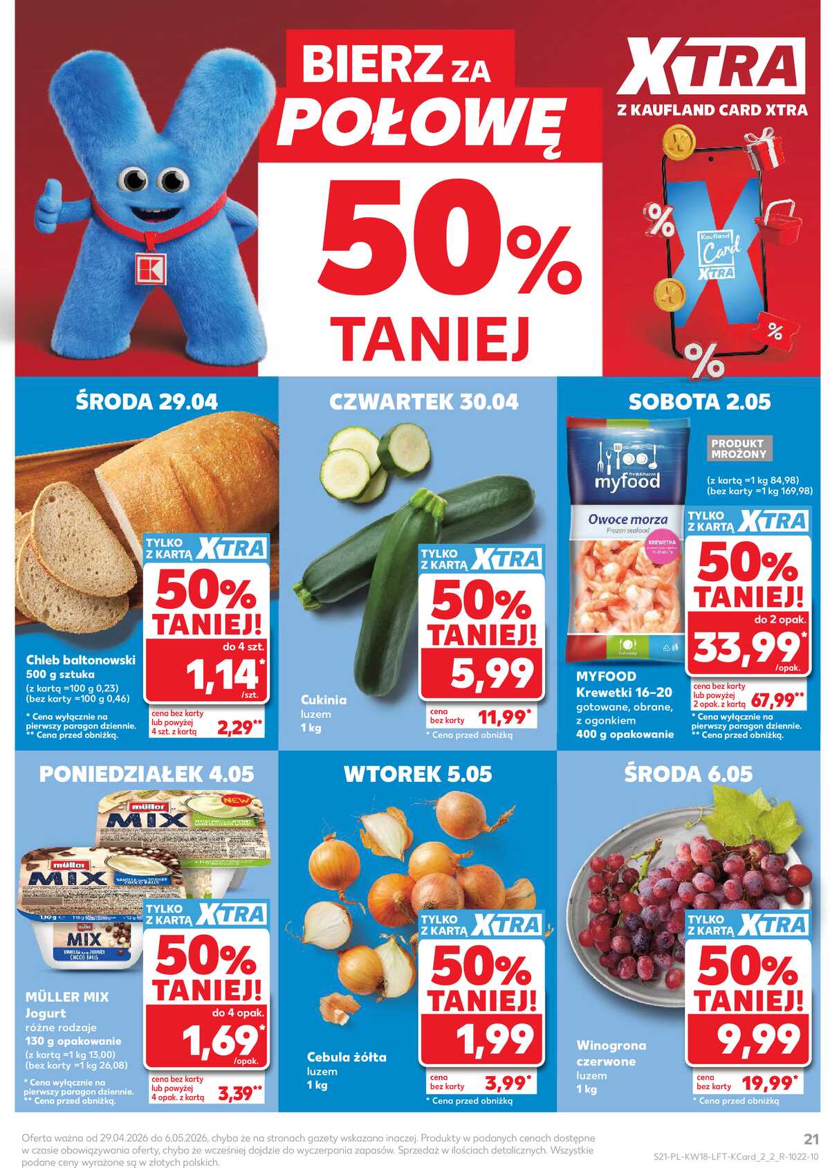 Leták Kaufland Polsko 29.4.-6.5.2026 - Noviny týdne strana 21