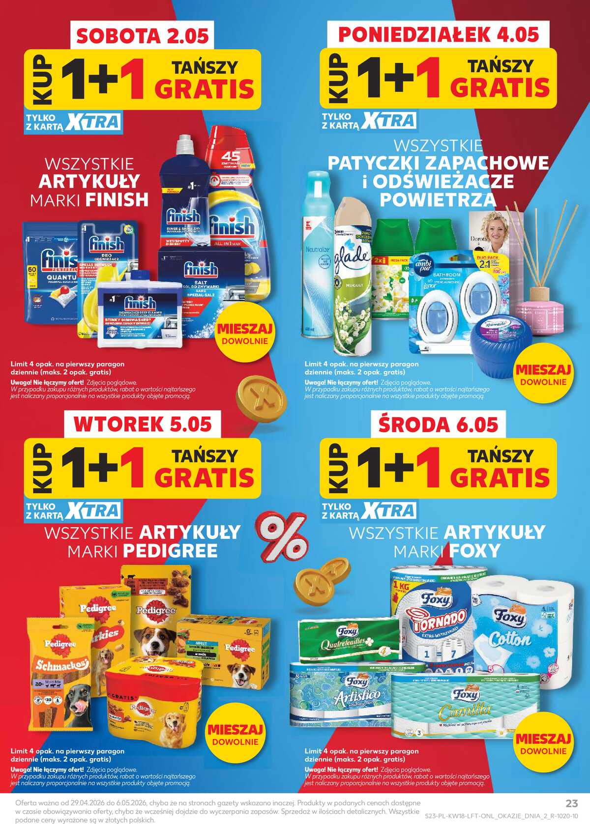 Leták Kaufland Polsko 29.4.-6.5.2026 - Noviny týdne strana 23