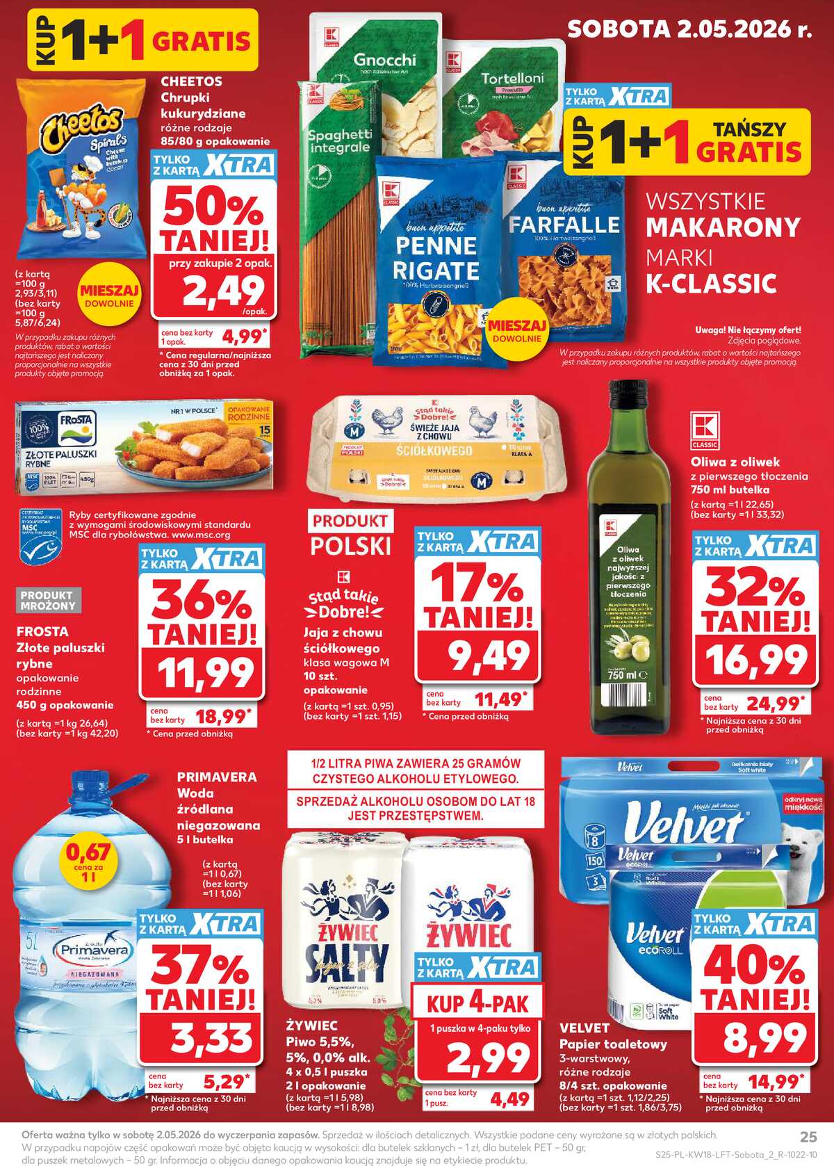Leták Kaufland Polsko 29.4.-6.5.2026 - Noviny týdne strana 25