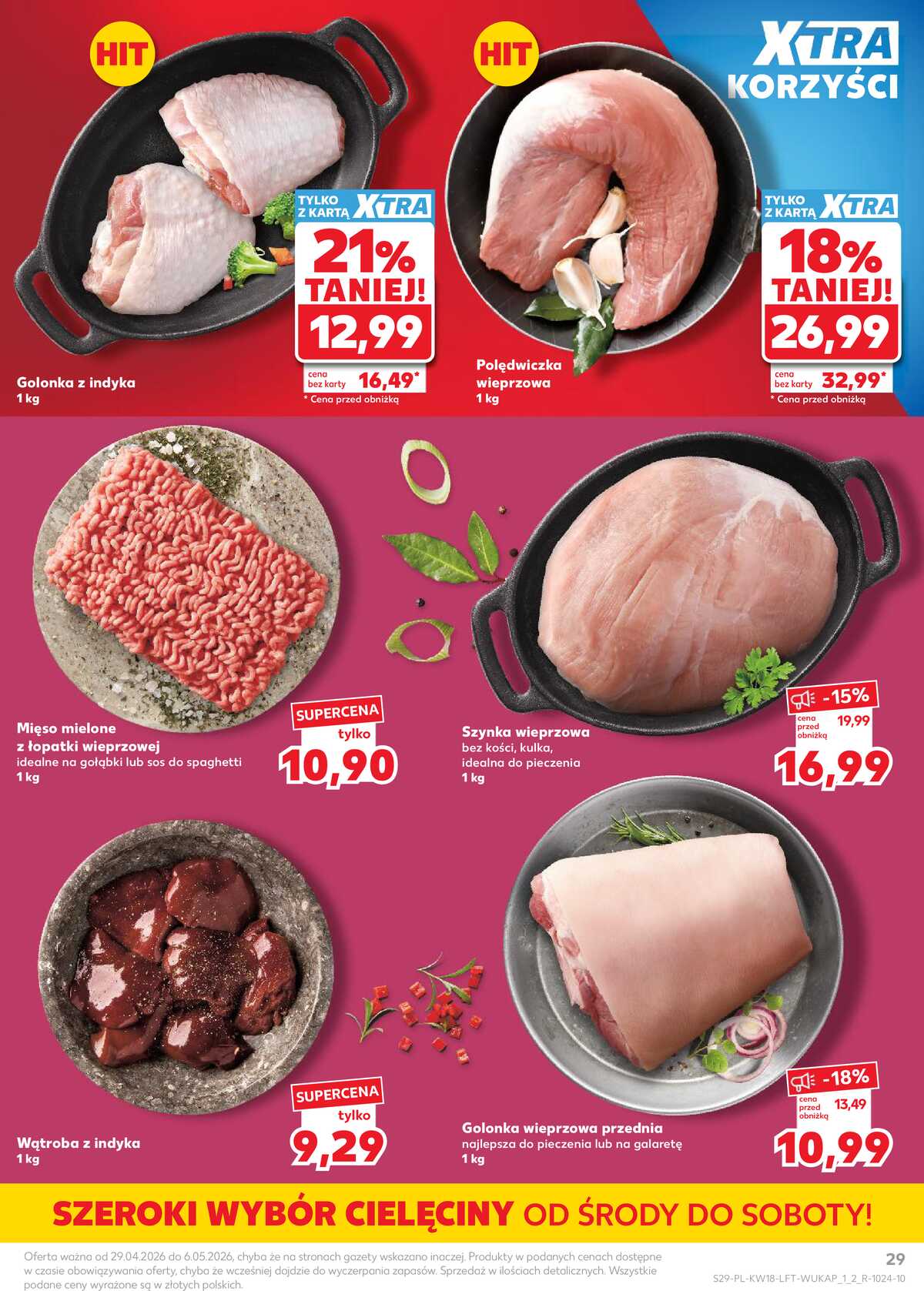 Leták Kaufland Polsko 29.4.-6.5.2026 - Noviny týdne strana 29