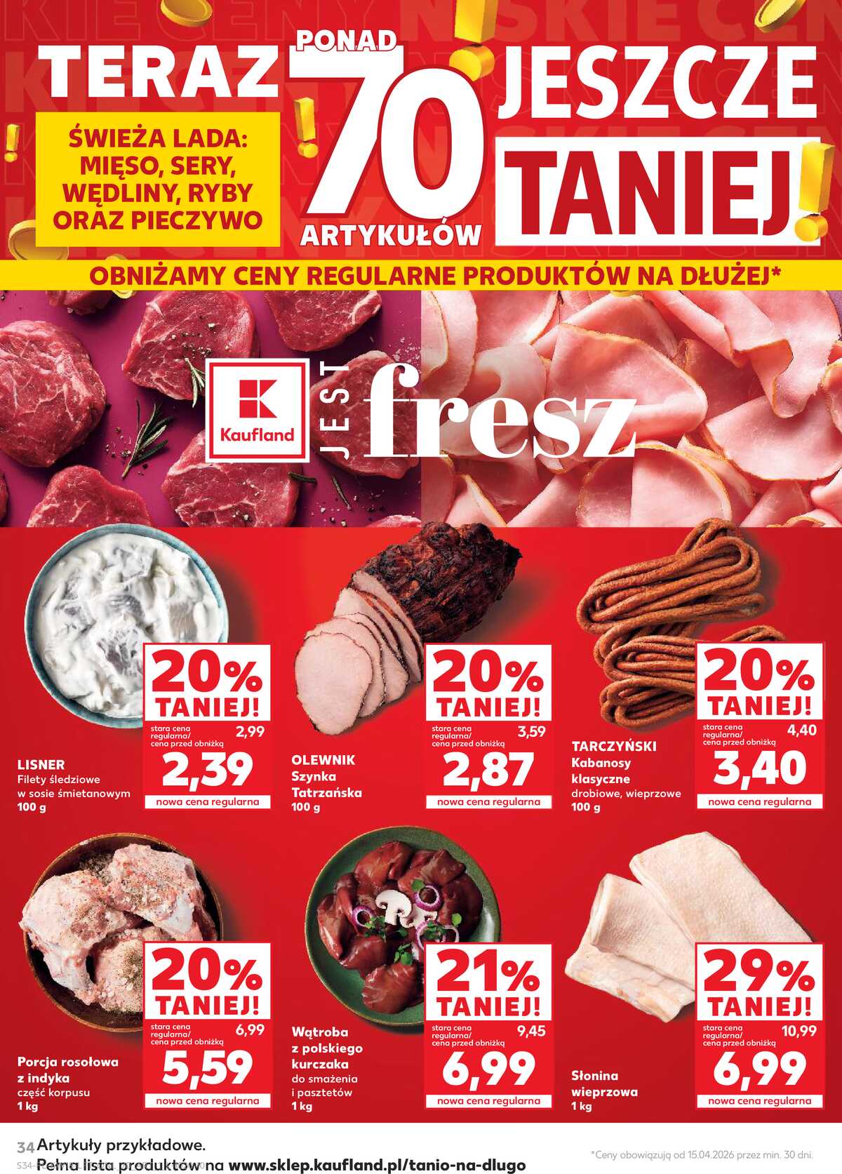 Leták Kaufland Polsko 29.4.-6.5.2026 - Noviny týdne strana 34