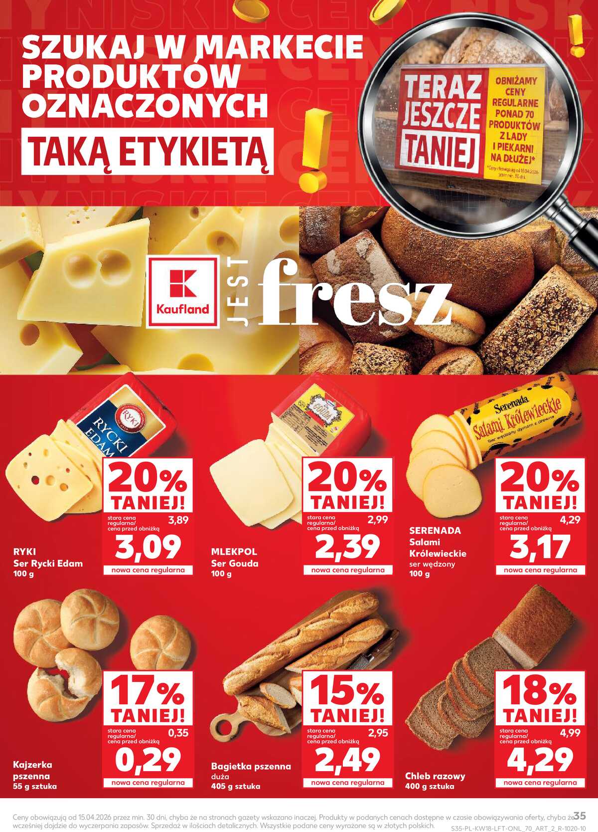 Leták Kaufland Polsko 29.4.-6.5.2026 - Noviny týdne strana 35