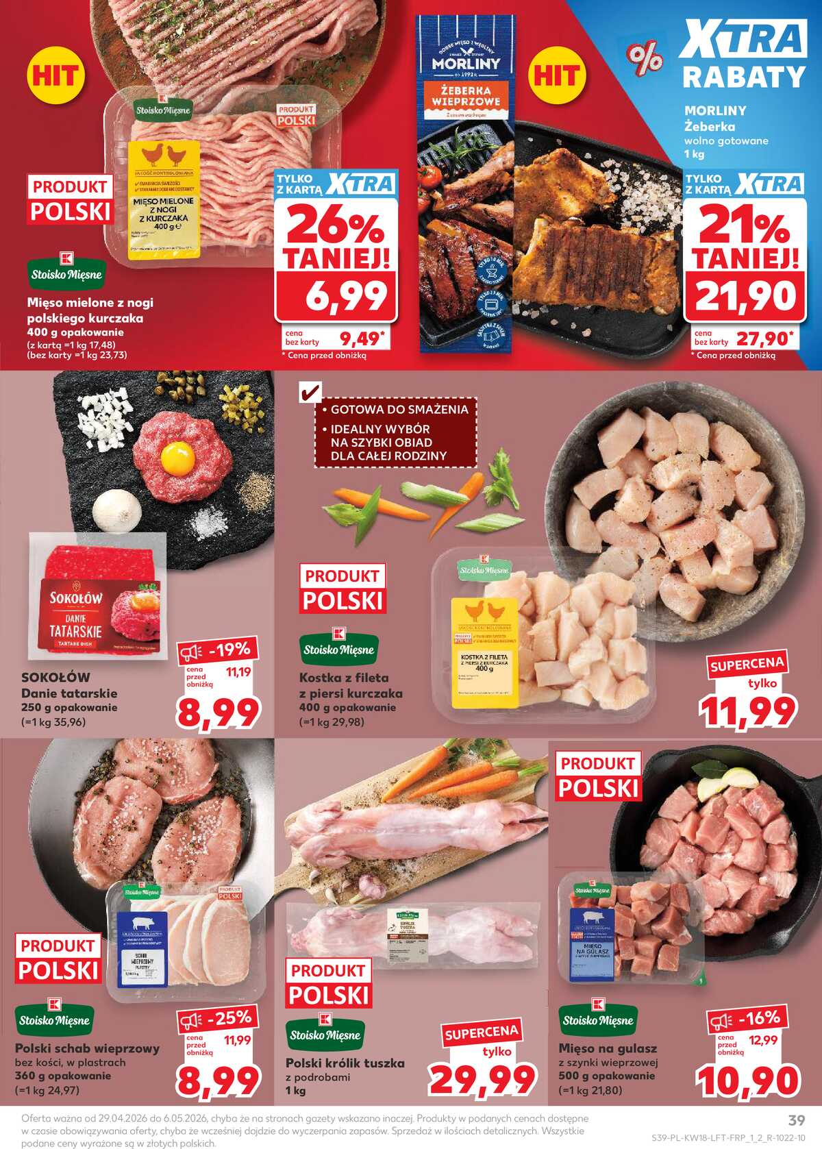 Leták Kaufland Polsko 29.4.-6.5.2026 - Noviny týdne strana 39