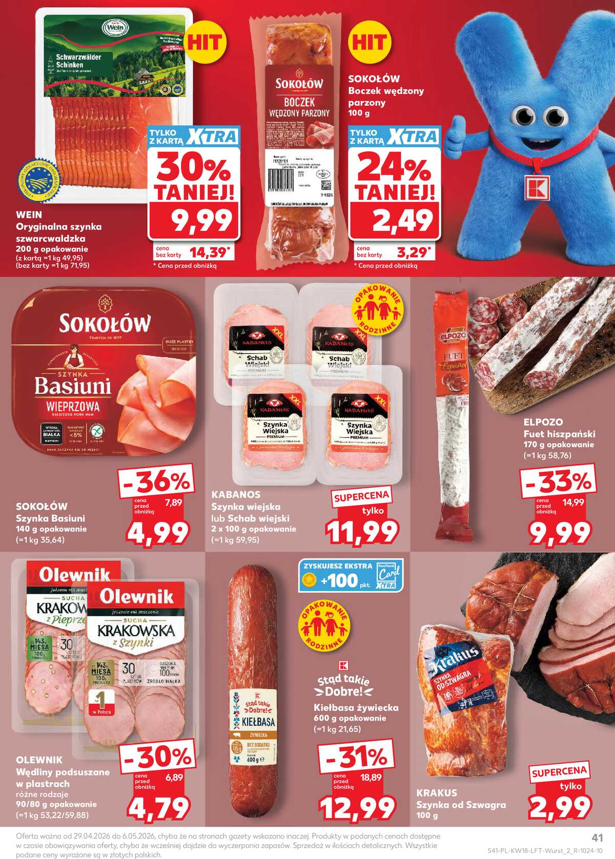 Leták Kaufland Polsko 29.4.-6.5.2026 - Noviny týdne strana 41