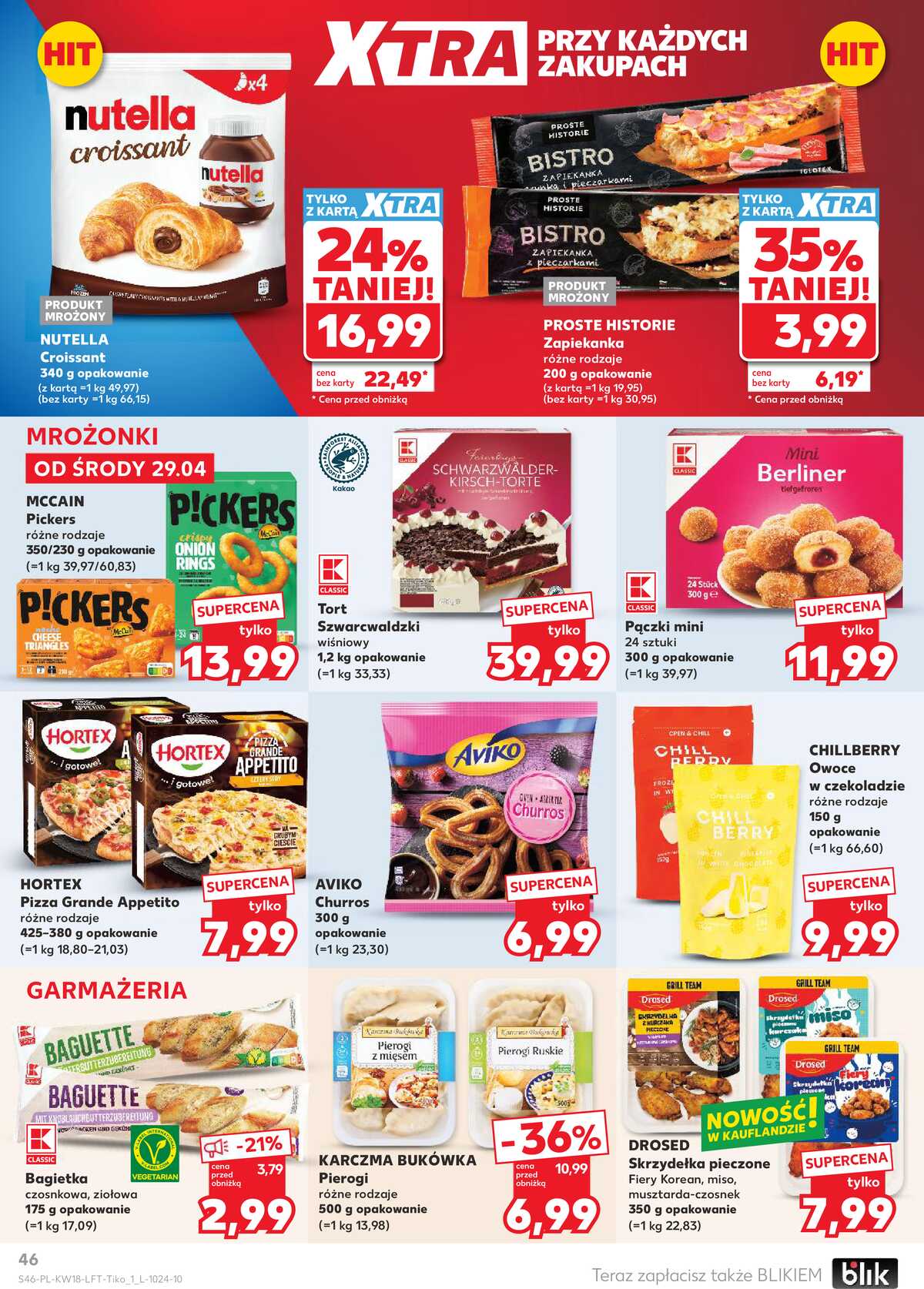 Leták Kaufland Polsko 29.4.-6.5.2026 - Noviny týdne strana 46