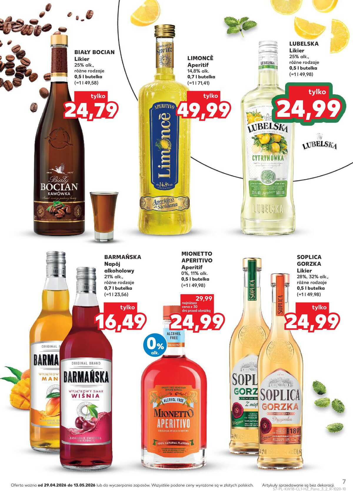 Leták Kaufland Polsko 29.4.-13.5.2026 - Bar Kaufland strana 7