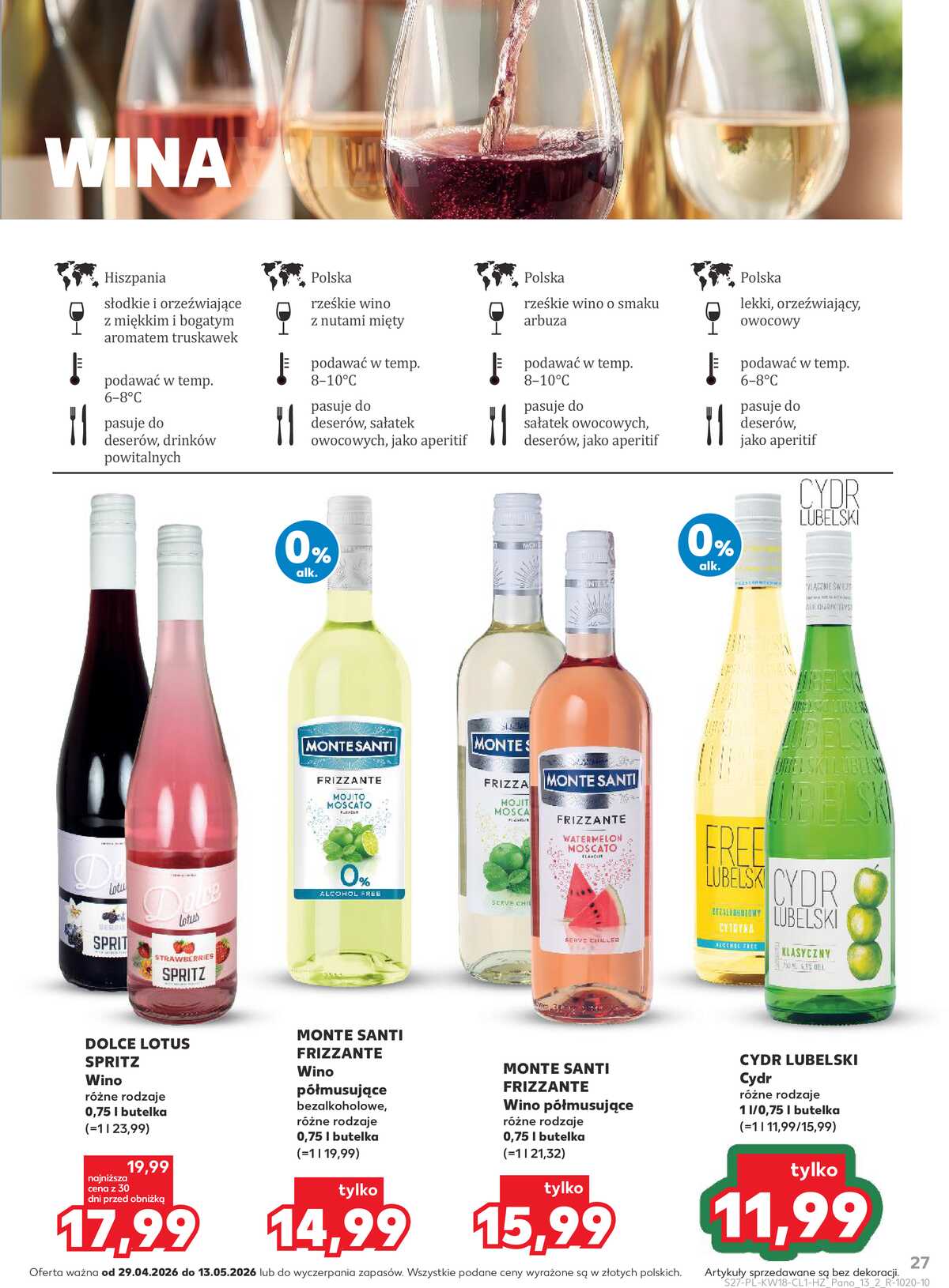 Leták Kaufland Polsko 29.4.-13.5.2026 - Bar Kaufland strana 27