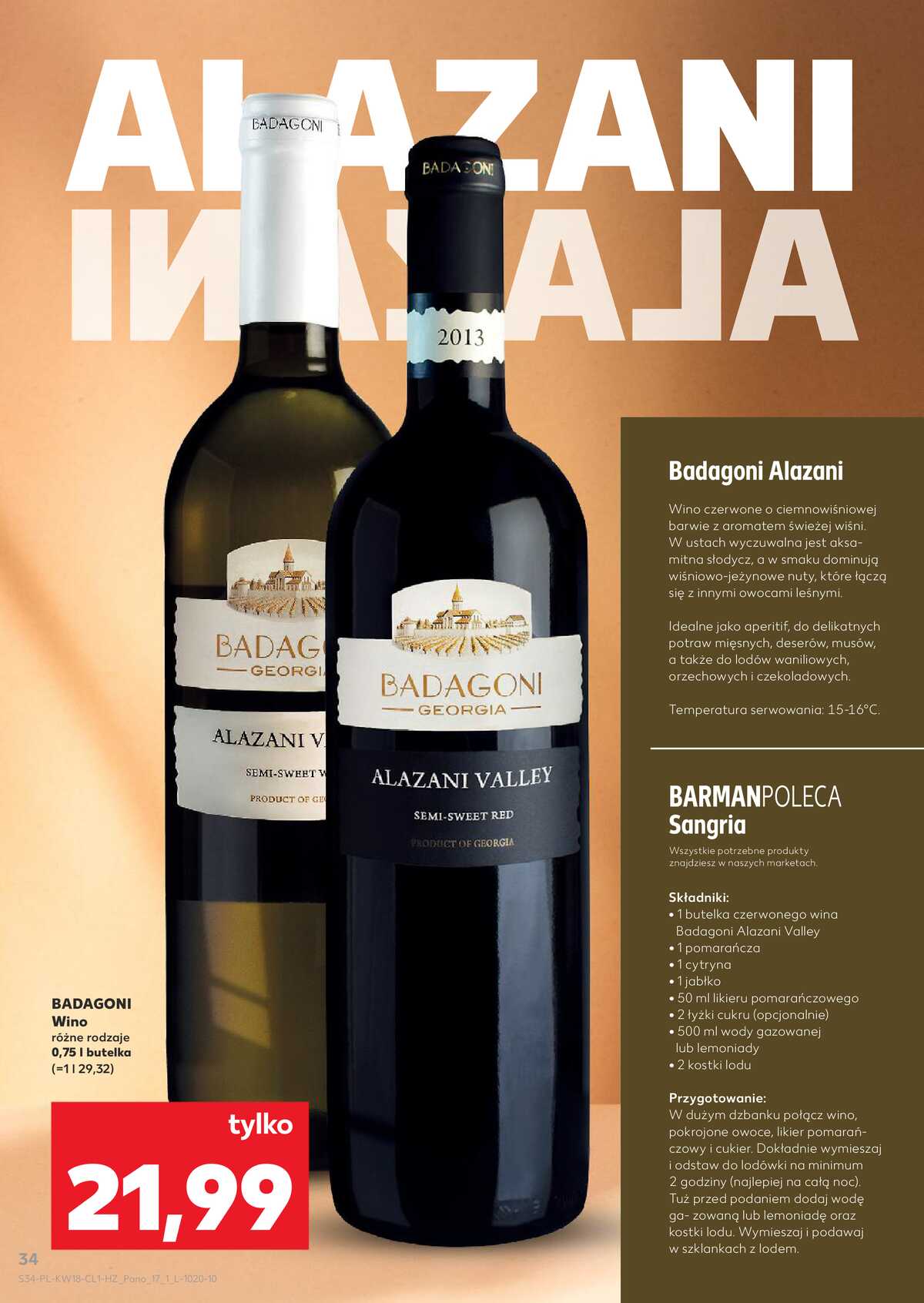 Leták Kaufland Polsko 29.4.-13.5.2026 - Bar Kaufland strana 34