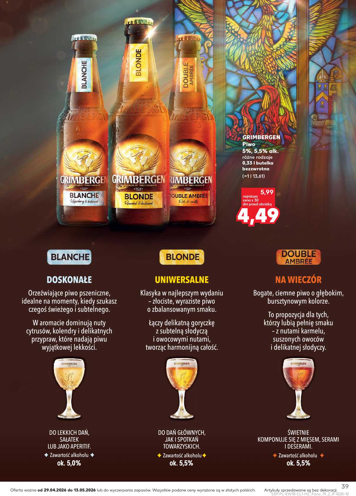 Leták Kaufland Polsko 29.4.-13.5.2026 - Bar Kaufland strana 39