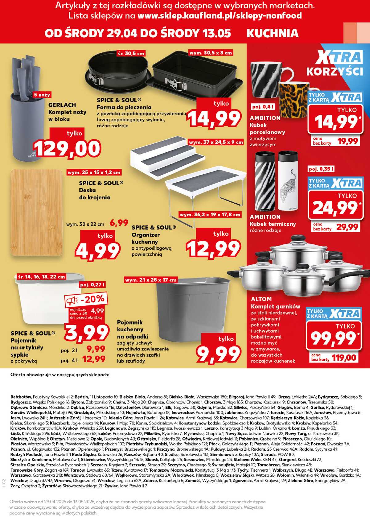 Leták Kaufland Polsko 29.4.-13.5.2026 strana 17
