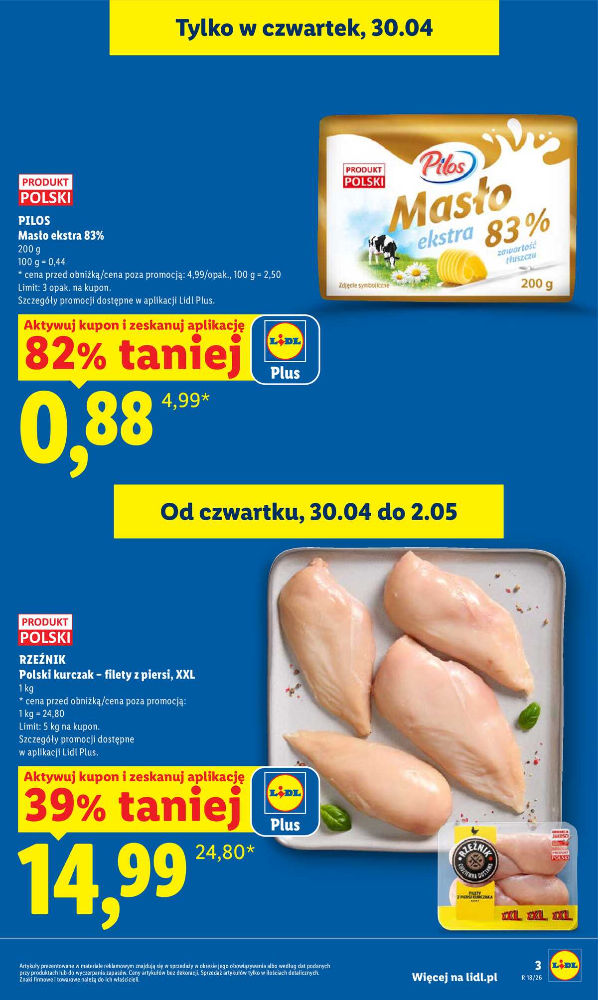 Leták Lidl Polsko 29.4.-2.5.2026 - Zpravodaj platný od 29.04 do 2.05 strana 3