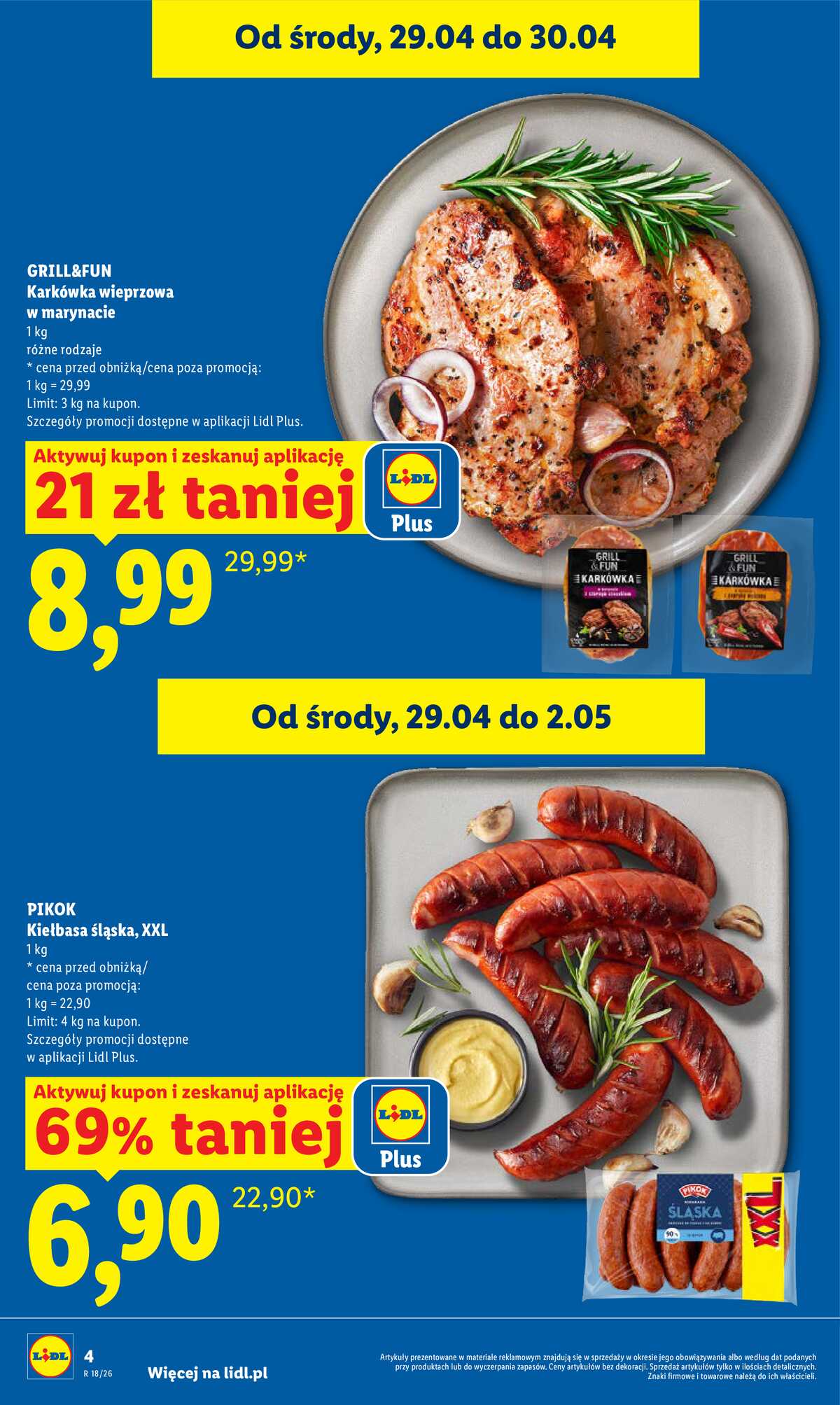 Leták Lidl Polsko 29.4.-2.5.2026 - Zpravodaj platný od 29.04 do 2.05 strana 4