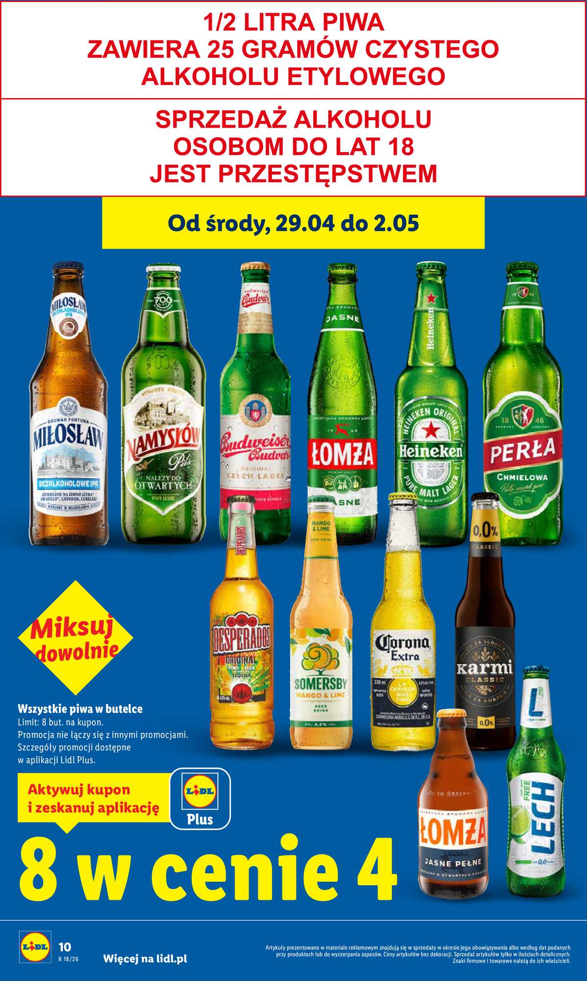 Leták Lidl Polsko 29.4.-2.5.2026 - Zpravodaj platný od 29.04 do 2.05 strana 10