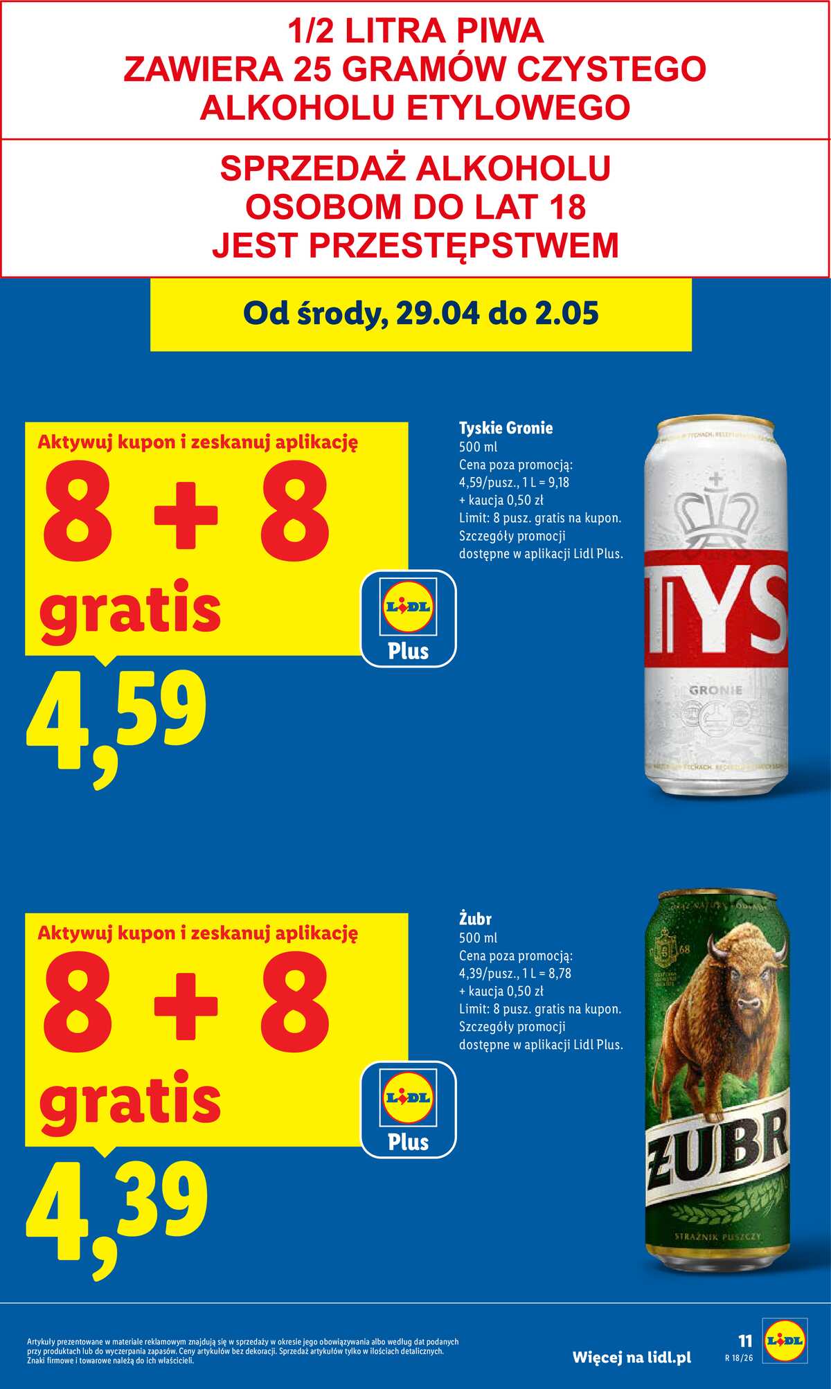 Leták Lidl Polsko 29.4.-2.5.2026 - Zpravodaj platný od 29.04 do 2.05 strana 11
